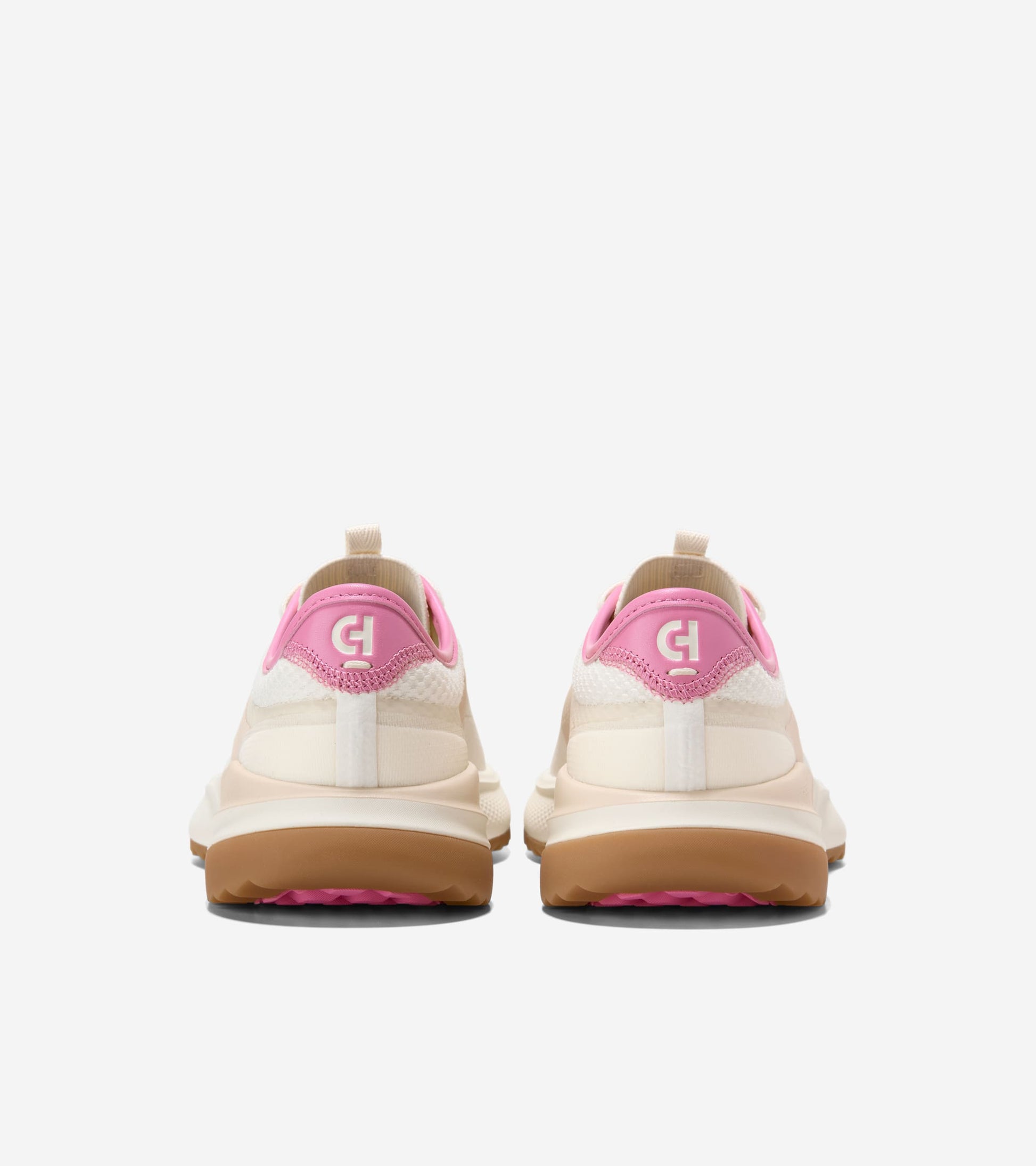 Women's GrandPrø All-Day Golf Shoes-Ivory-Bleached Tan-Powder