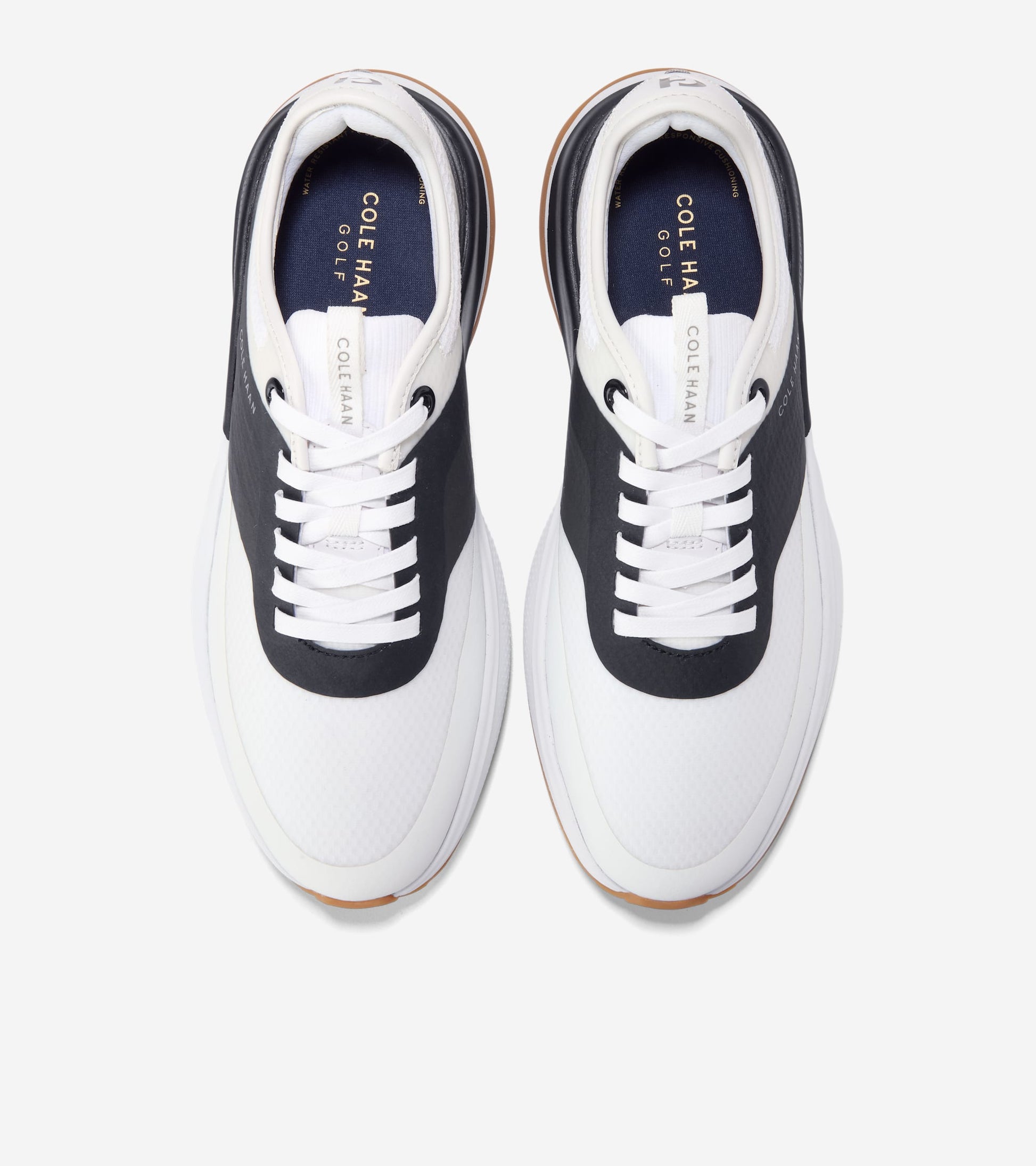Men's GrandPrø All-Day Golf Shoes-White-Black