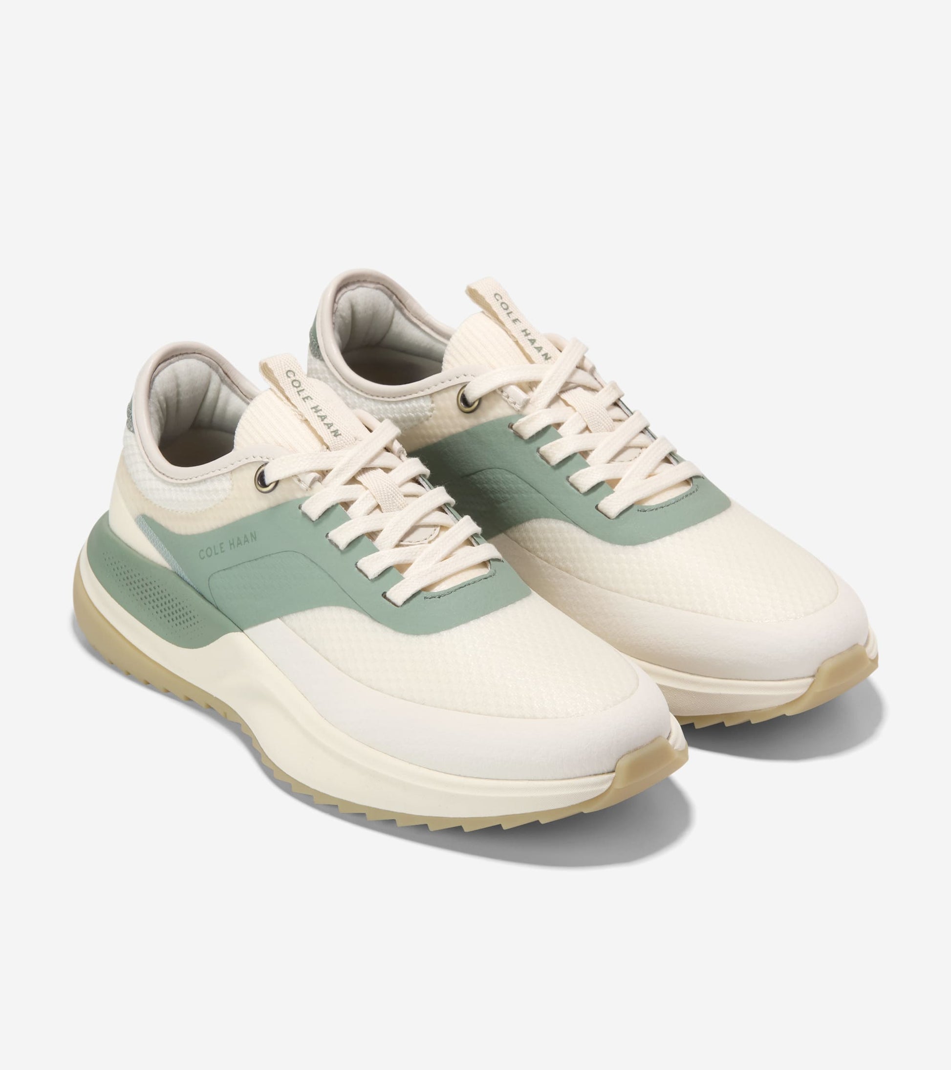 Women's GrandPrø All-Day Golf Shoes-Ivory-Lily Pad-Powder
