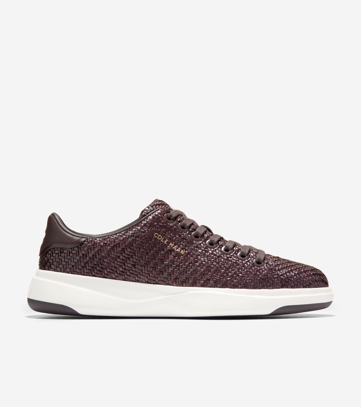 Women's GrandPrø Tennis 2.0 Sneakers-Brown Raffia-Dark Chocolate