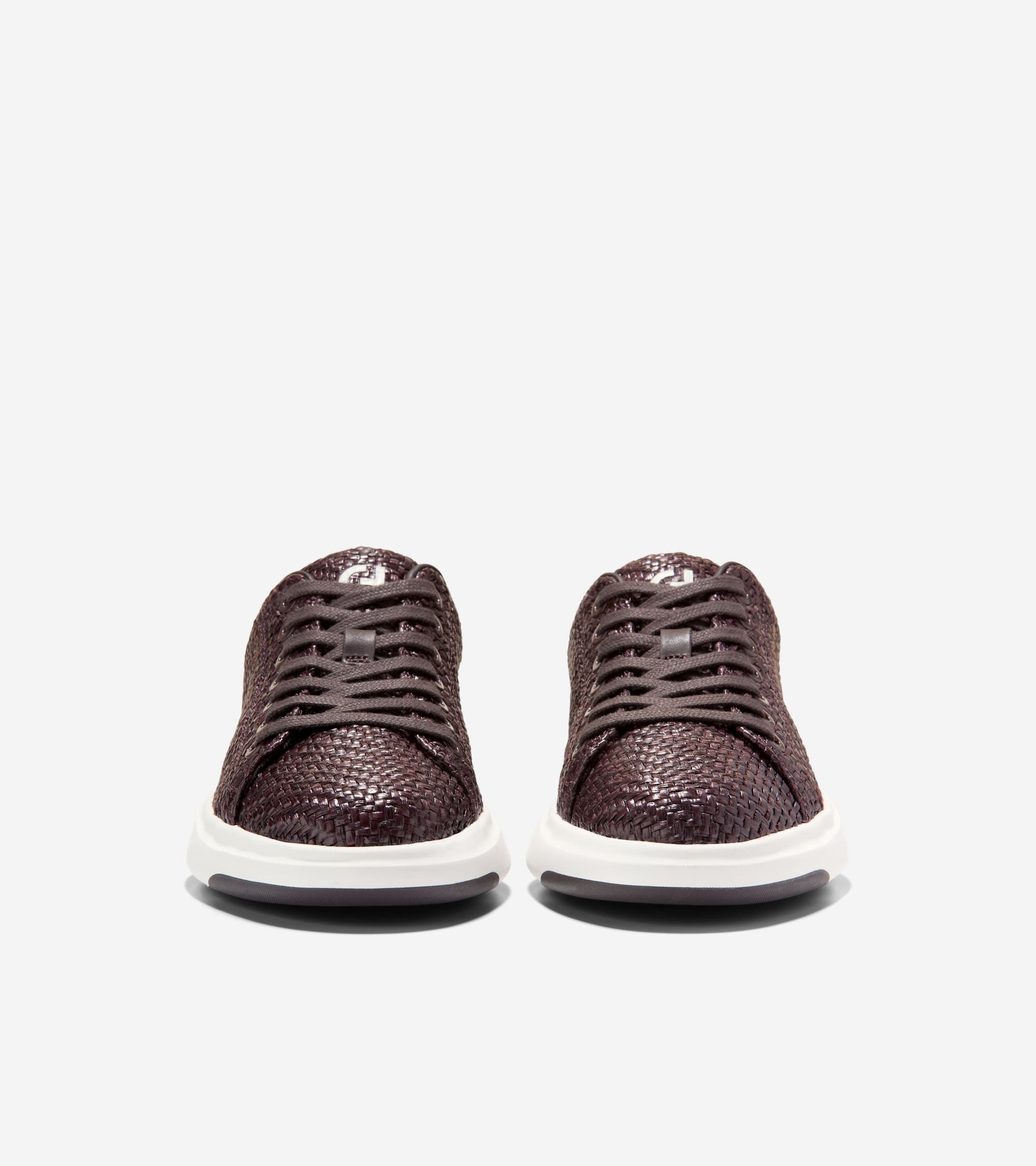 Women's GrandPrø Tennis 2.0 Sneakers-Brown Raffia-Dark Chocolate