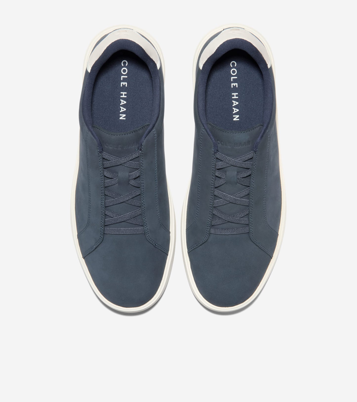 Men's Grand Crosscourt Daily Lace-To-Toe Slip-On Sneakers-Navy Blazer-Ivory