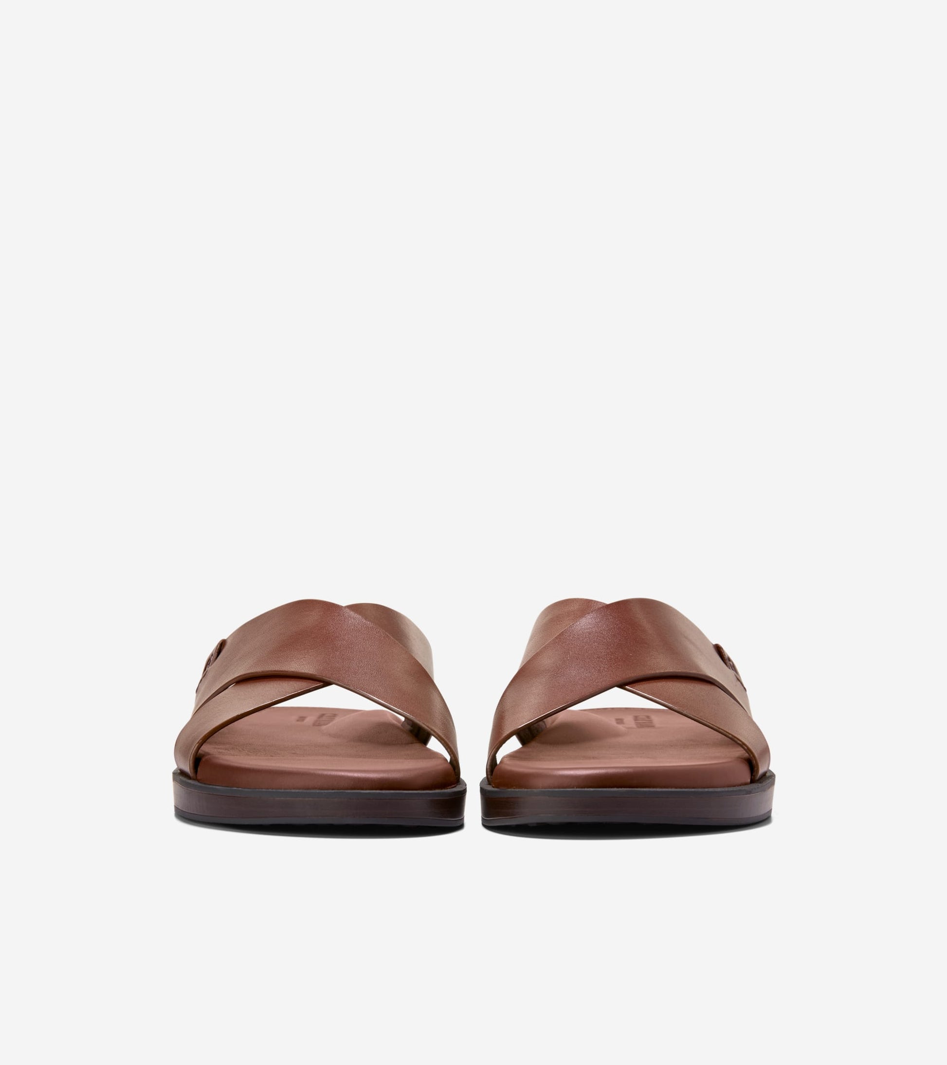 Men's Grand Neoclassic Cross Strap Sandals-Woodbury-Dark Natural