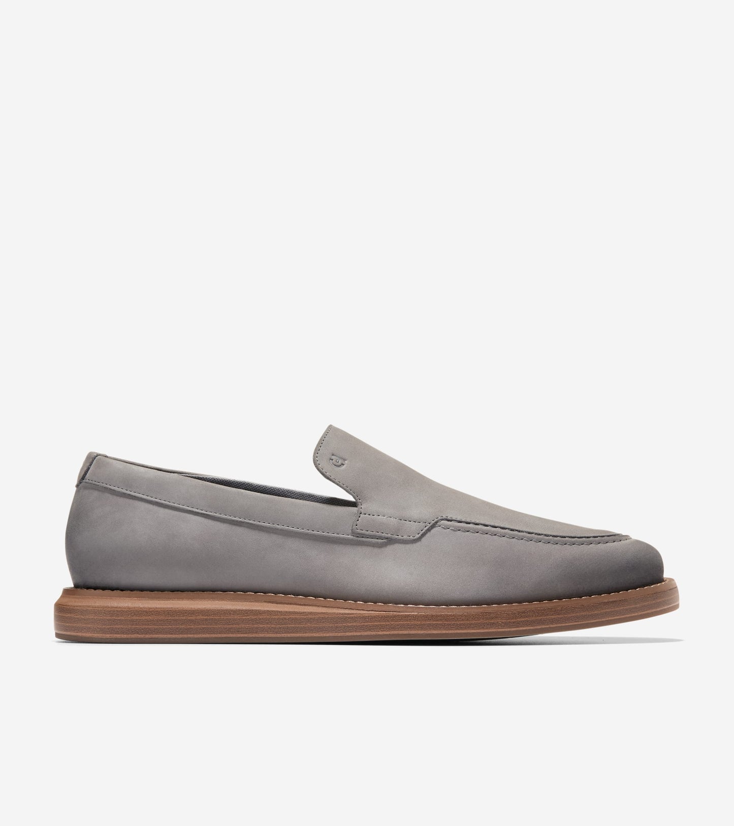 Men's Grand Neoclassic Venetian Loafers-Ironstone-Italian Dark Natural