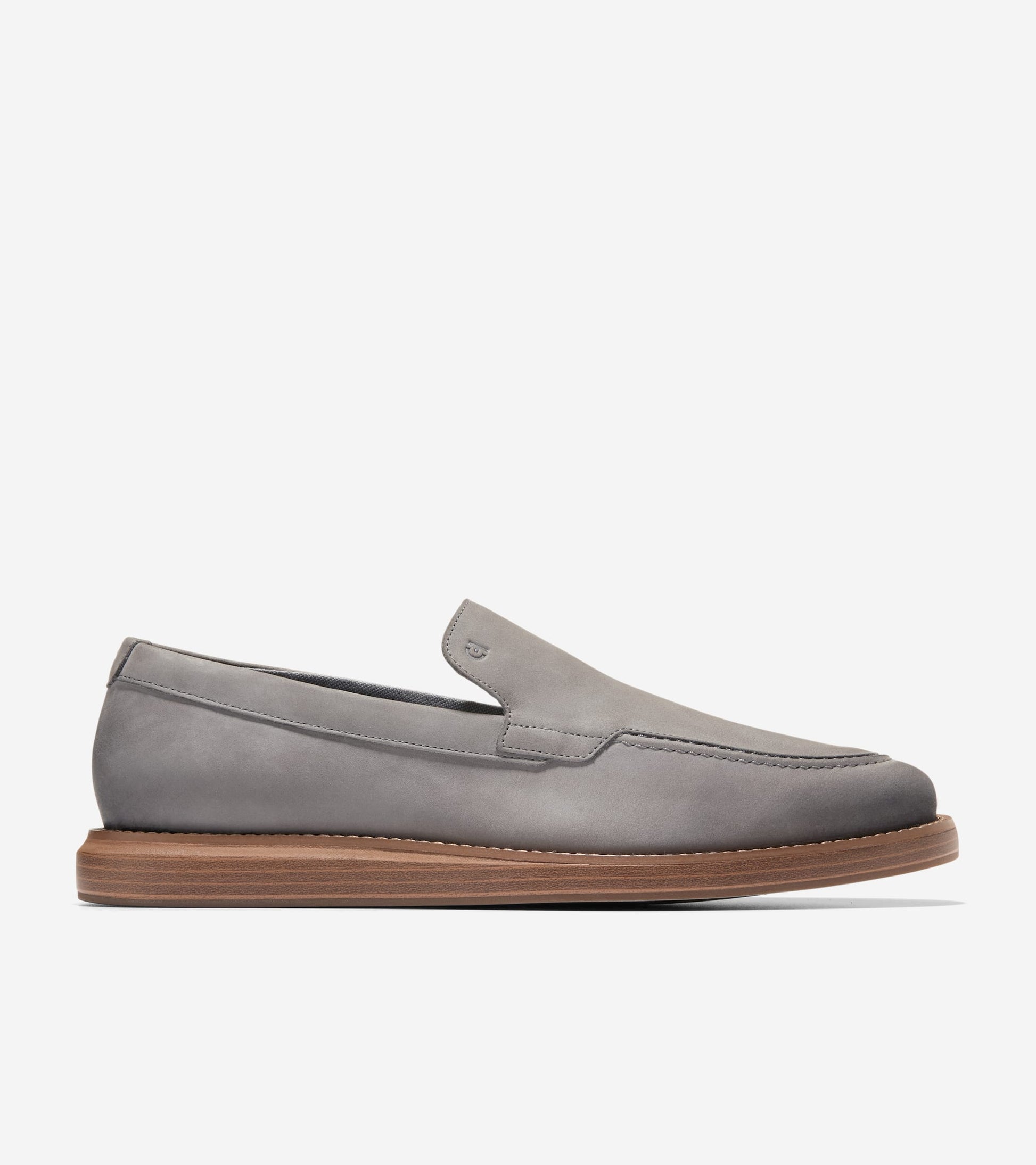 Men's Grand Neoclassic Venetian Loafers-Ironstone-Italian Dark Natural