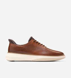 Men's Grand Phaze Laser Quick-On Oxfords-British Tan-Dark Natural-Ivory