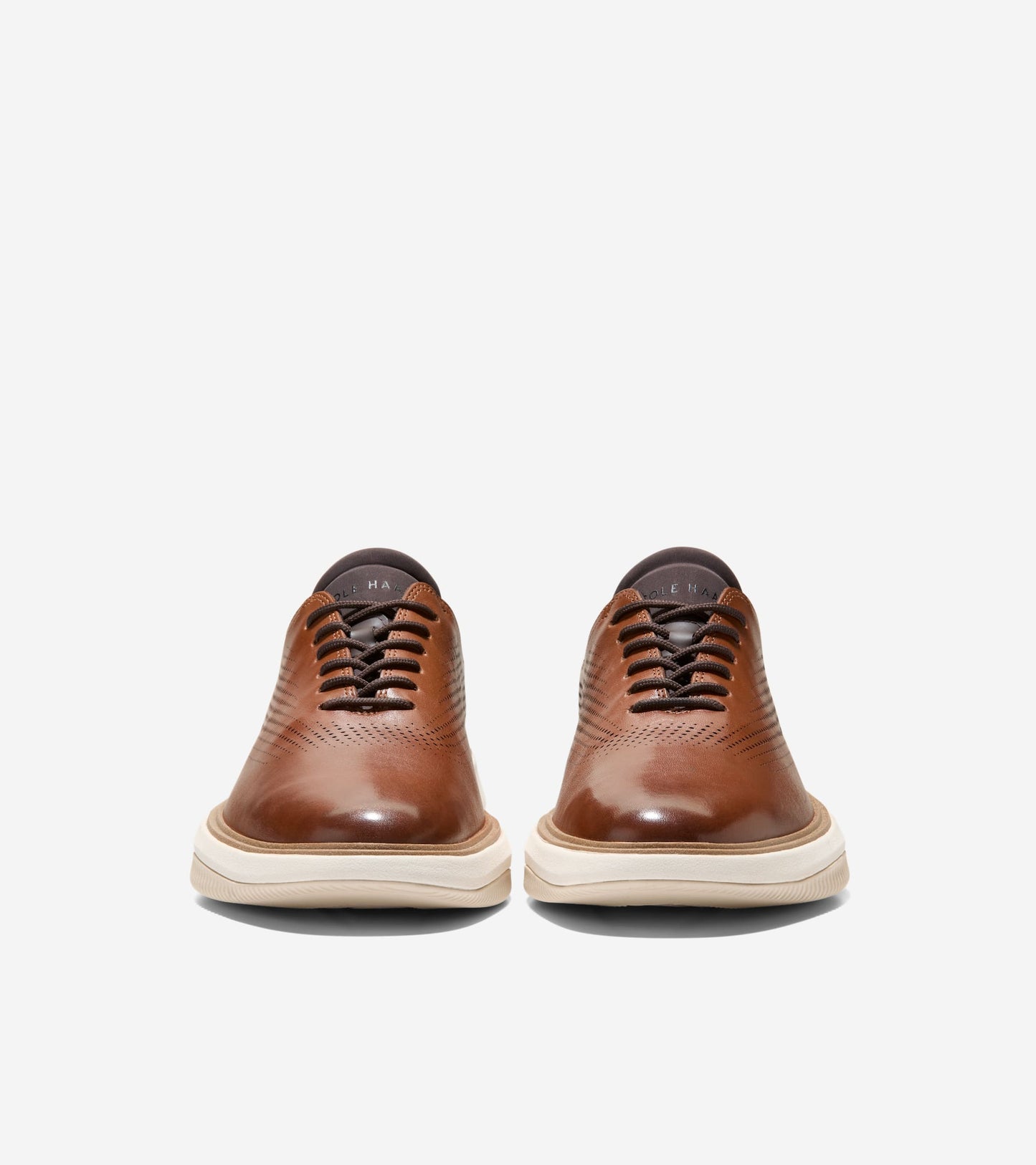 Men's Grand Phaze Laser Quick-On Oxfords-British Tan-Dark Natural-Ivory