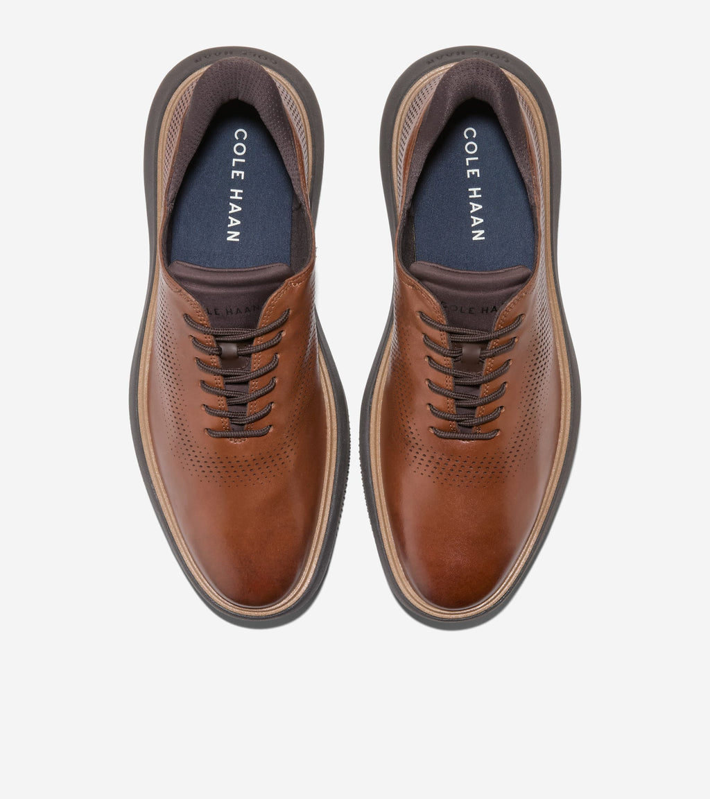 Men's Grand Phaze Laser Quick-On Oxfords-British Tan-Natural-Java