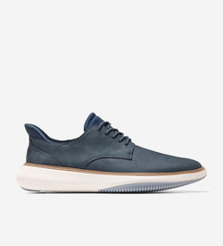 Men's Grand Phaze Plain Toe Quick-On Oxfords-Navy Blazer-Navy Blazer-Ivory