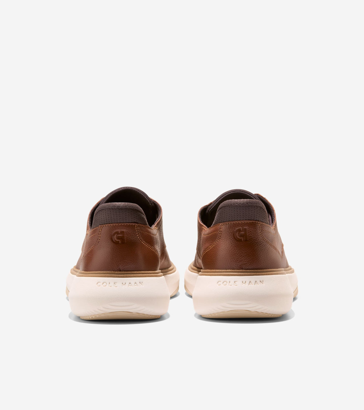 Men's Grand Phaze Plain Toe Quick-On Oxfords-British Tan-Dark Natural-Ivory