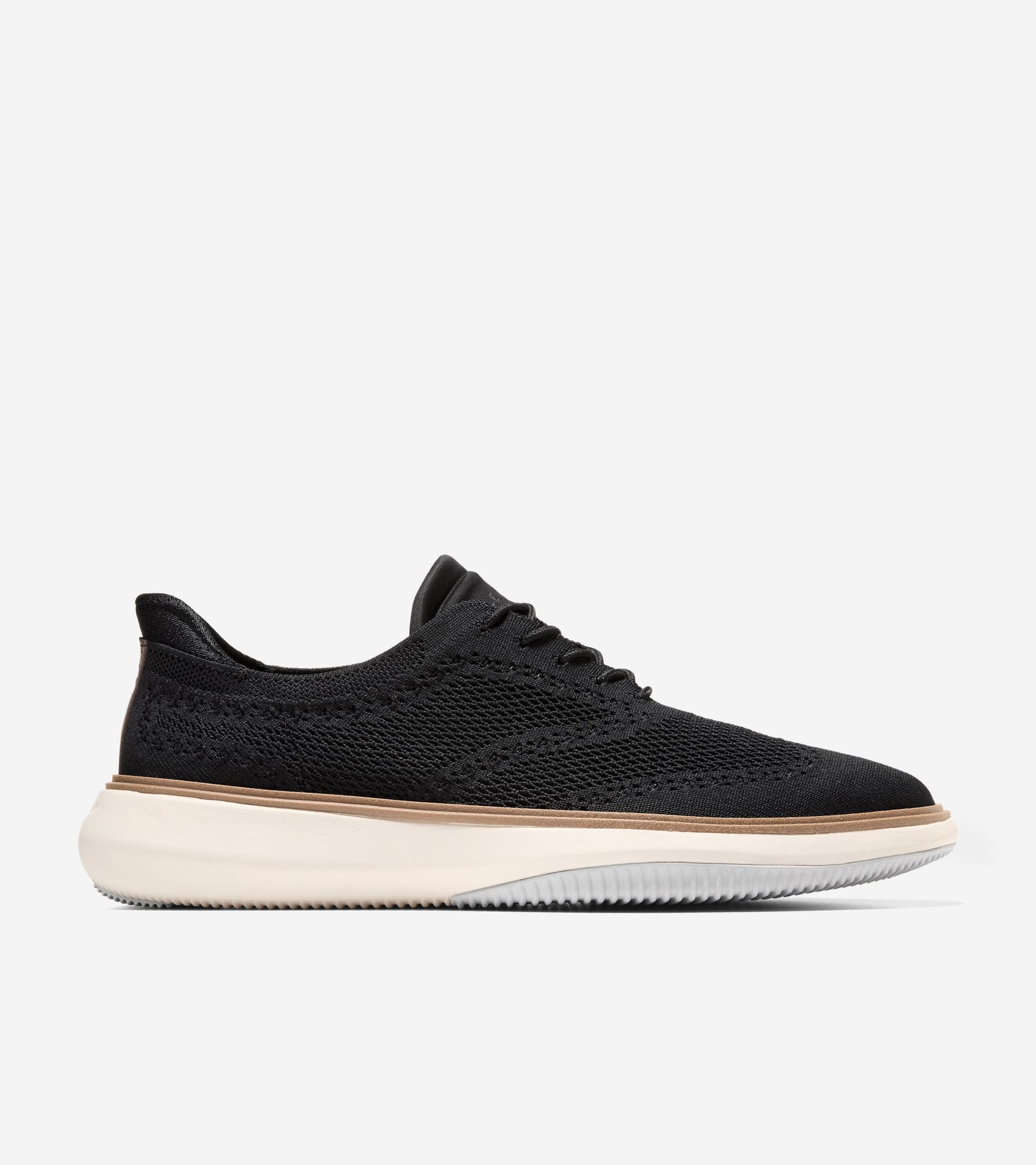 Men's Grand Phaze Stitchlite™ Quick-On Oxfords-Black-Natural-Ivory