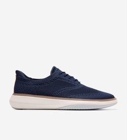 Men's Grand Phaze Stitchlite™ Quick-On Oxfords-Marine Blue-Natural-Ivory