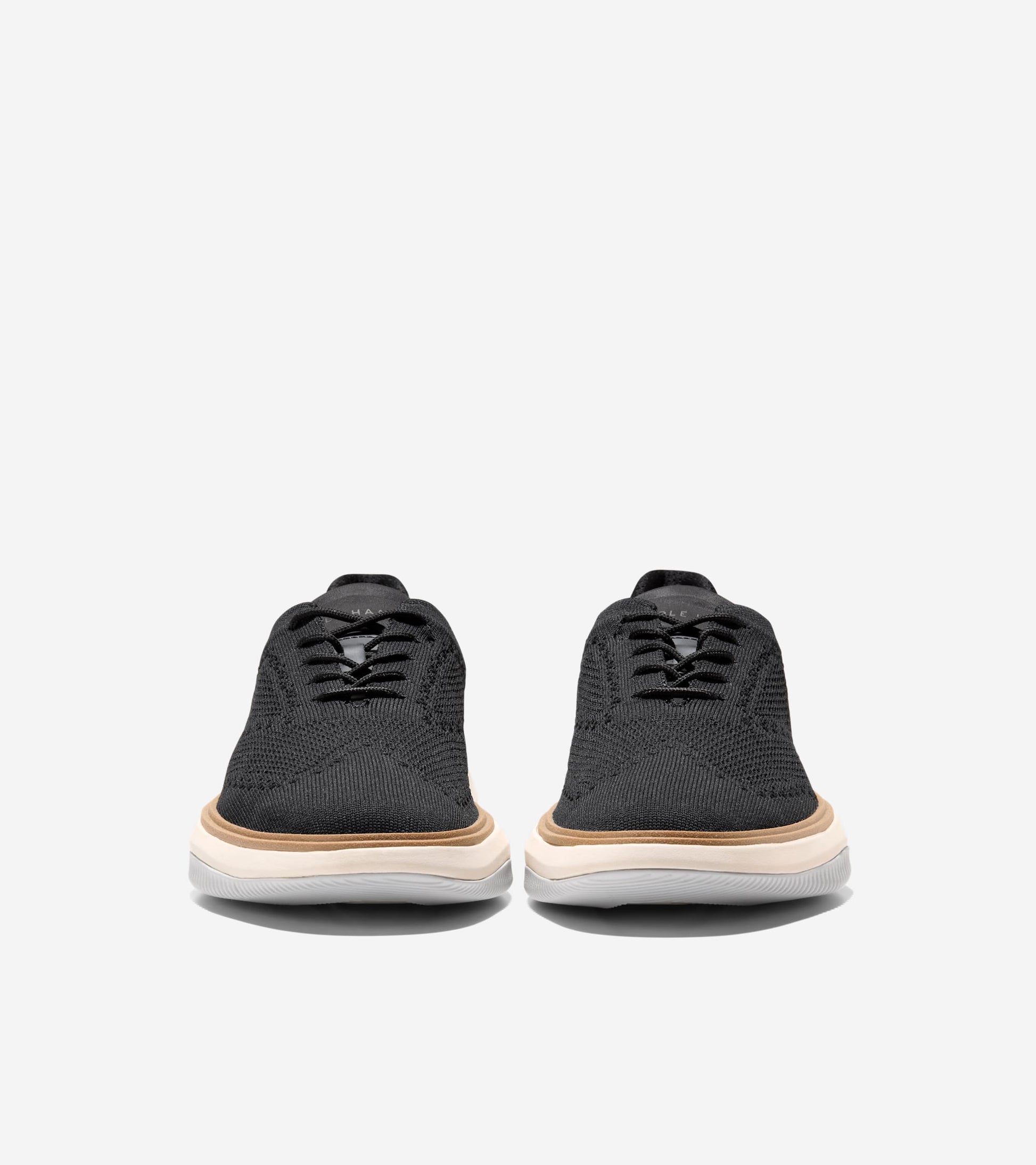 Men's Grand Phaze Stitchlite™ Quick-On Oxfords-Black-Natural-Ivory