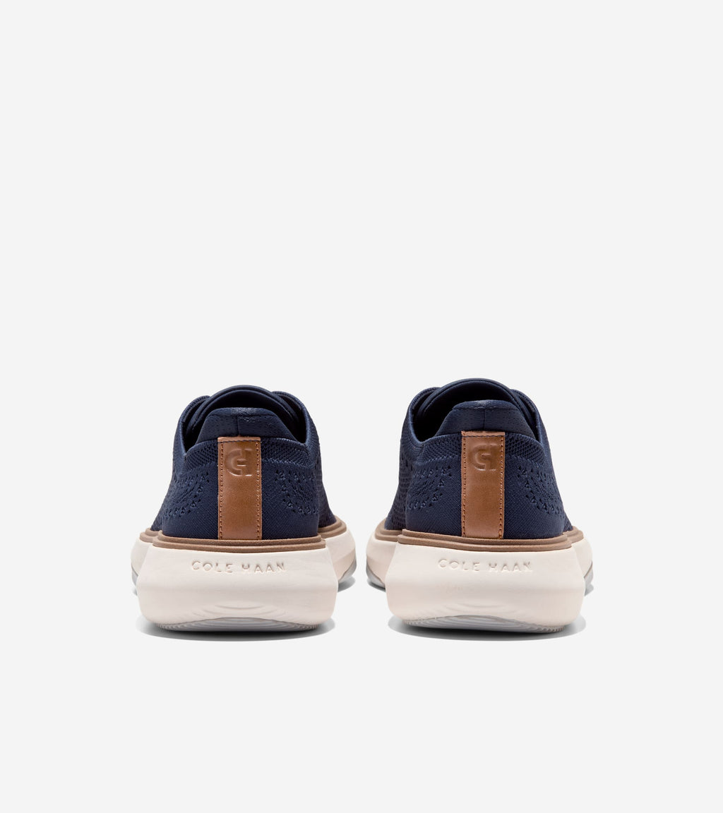 Men's Grand Phaze Stitchlite™ Quick-On Oxfords-Marine Blue-Natural-Ivory