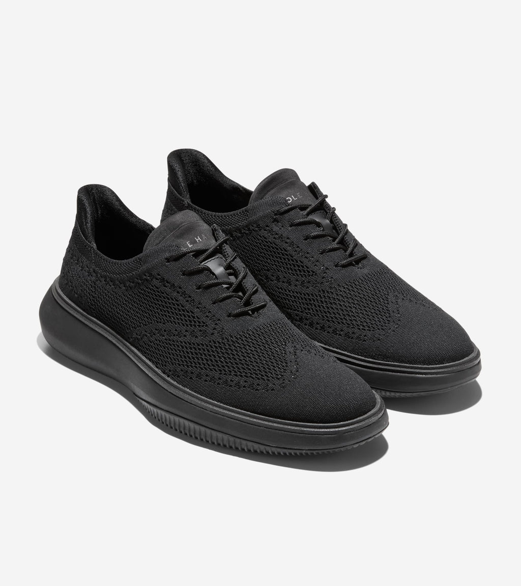 Men's Grand Phaze Stitchlite™ Quick-On Oxfords-Black