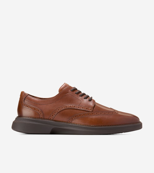 Men's Grand Shadowlite Wingtip Oxfords-British Tan-Java