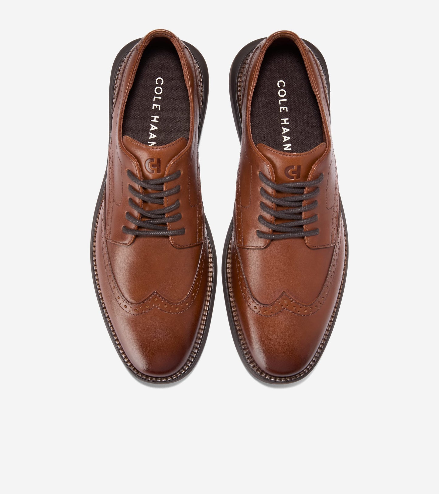 Men's Grand Shadowlite Wingtip Oxfords-British Tan-Java