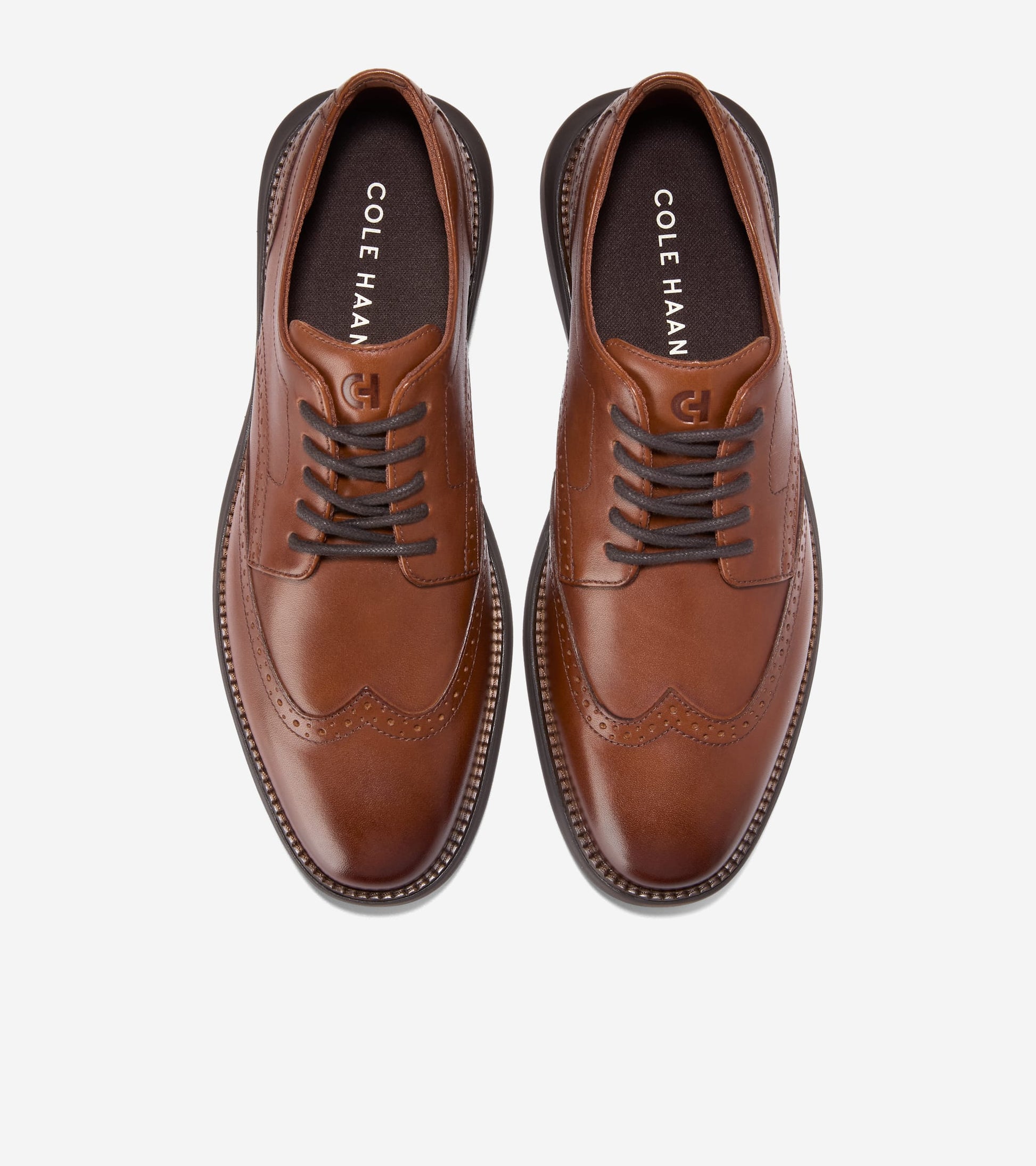 Men's Grand Shadowlite Wingtip Oxfords-British Tan-Java