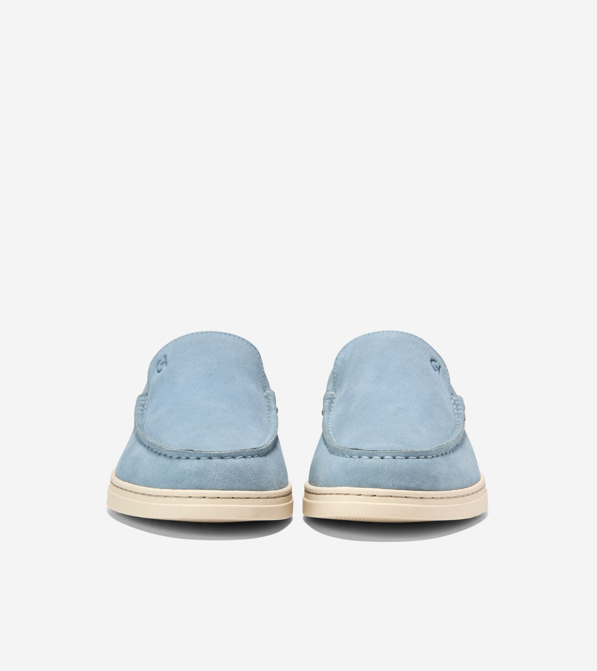 Men's Greenwich Grand Venetian Loafers-Dusty Blue-Ivory