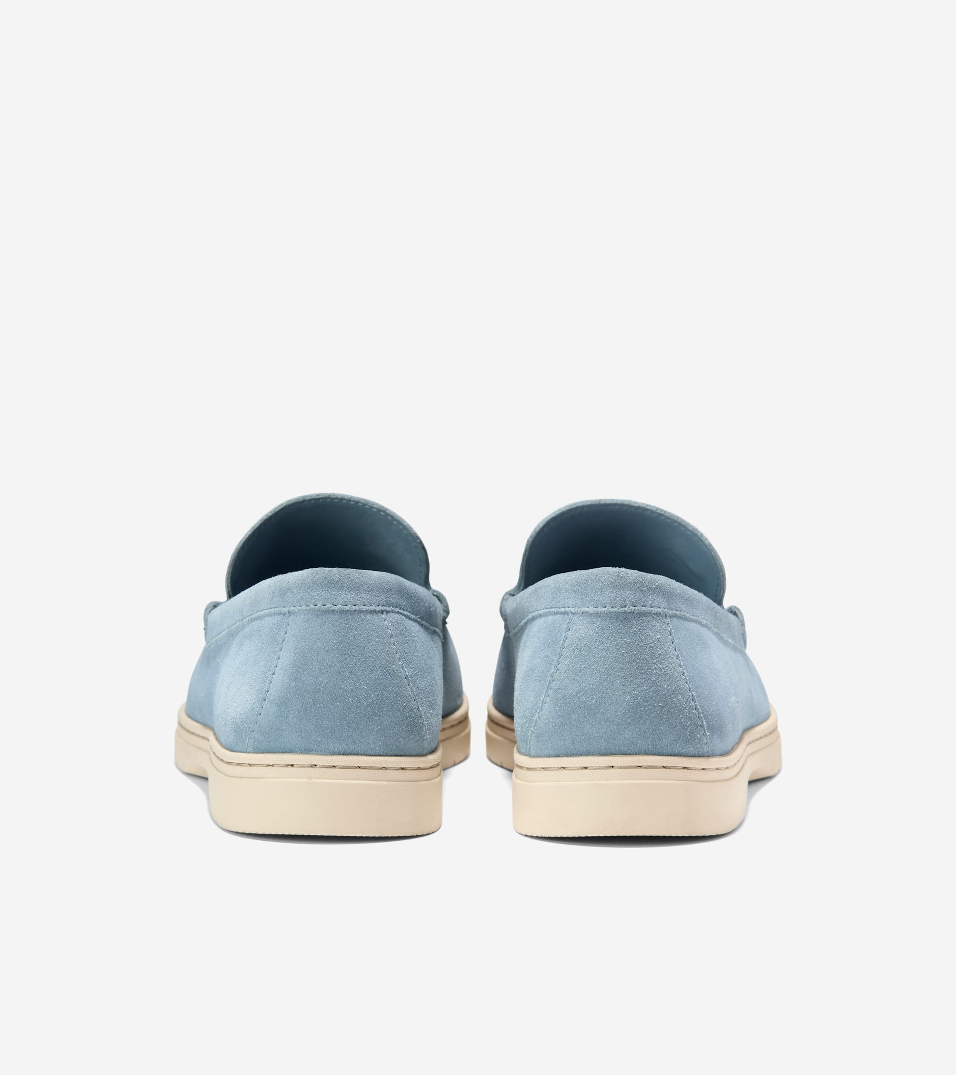 Men's Greenwich Grand Venetian Loafers-Dusty Blue-Ivory