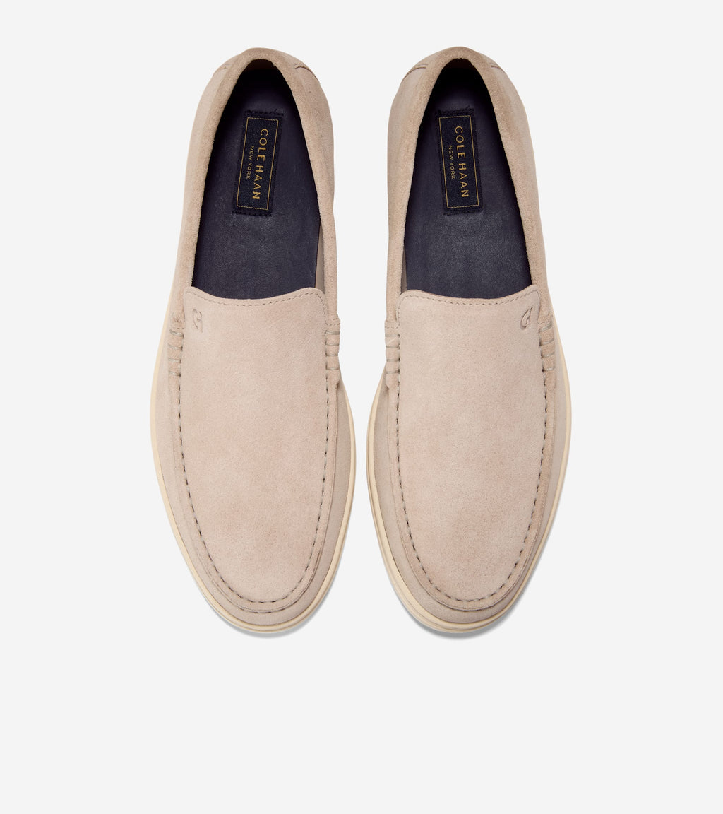 Men's Greenwich Grand Venetian Loafers-Oxford Tan-Ivory