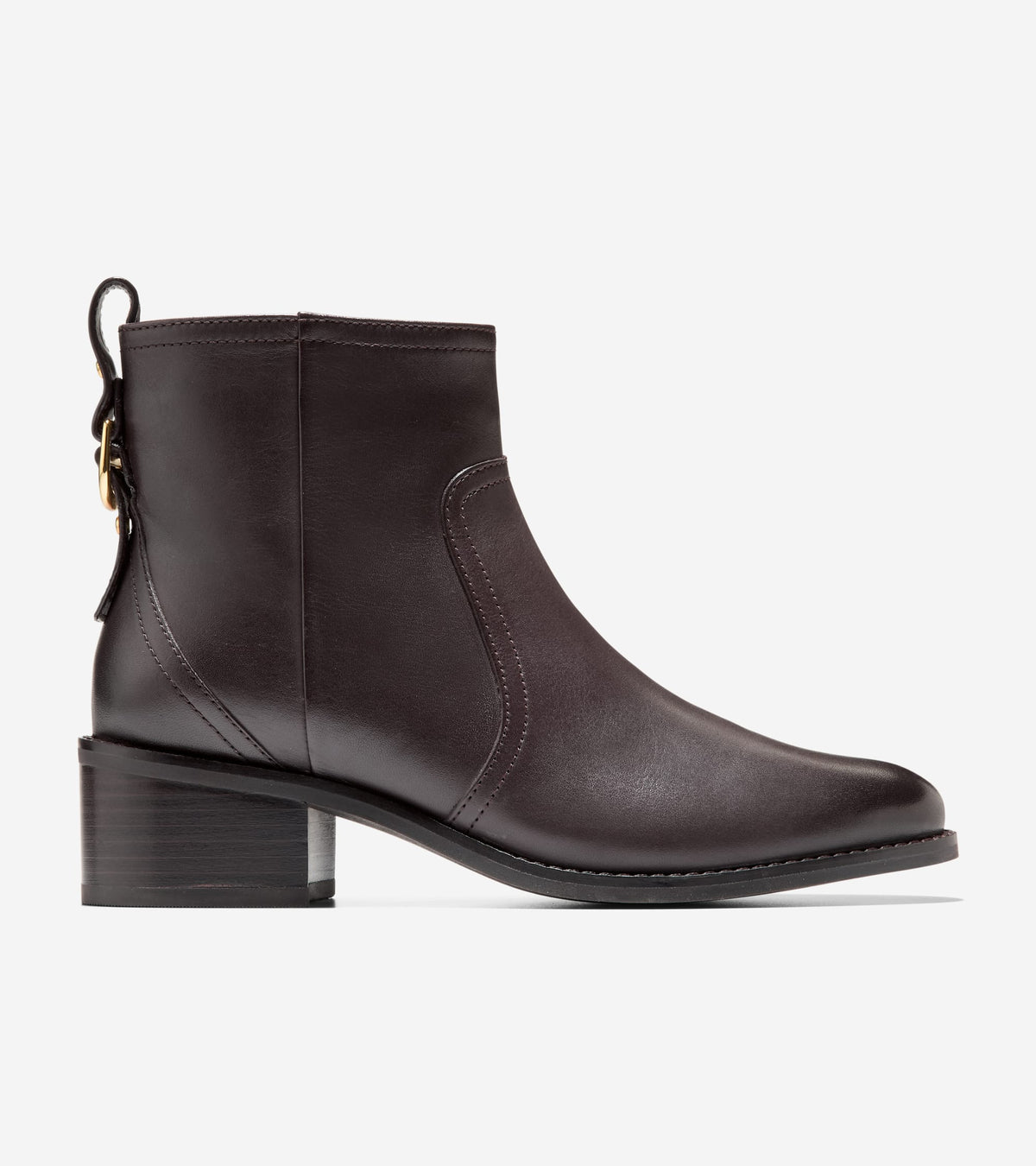 Women's Haddie Ankle Booties-Dark Chocolate