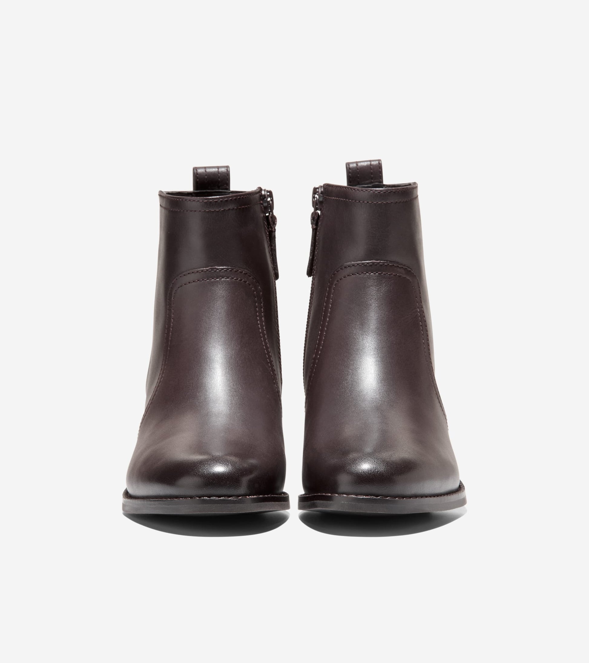 Women's Haddie Ankle Booties-Dark Chocolate