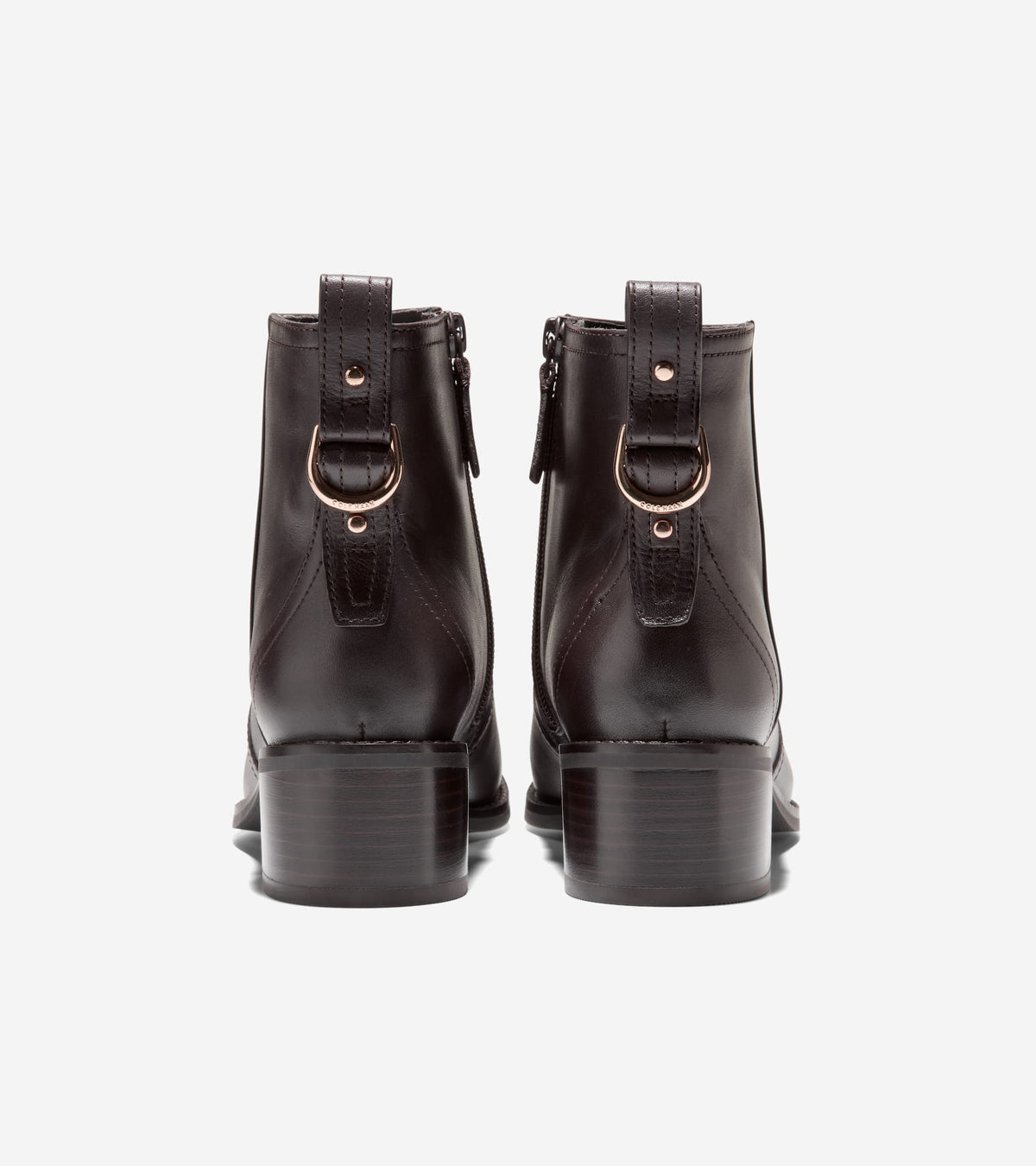 Women's Haddie Ankle Booties-Dark Chocolate