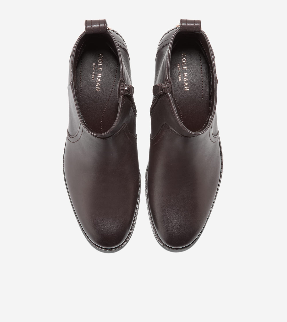 Women's Haddie Ankle Booties-Dark Chocolate