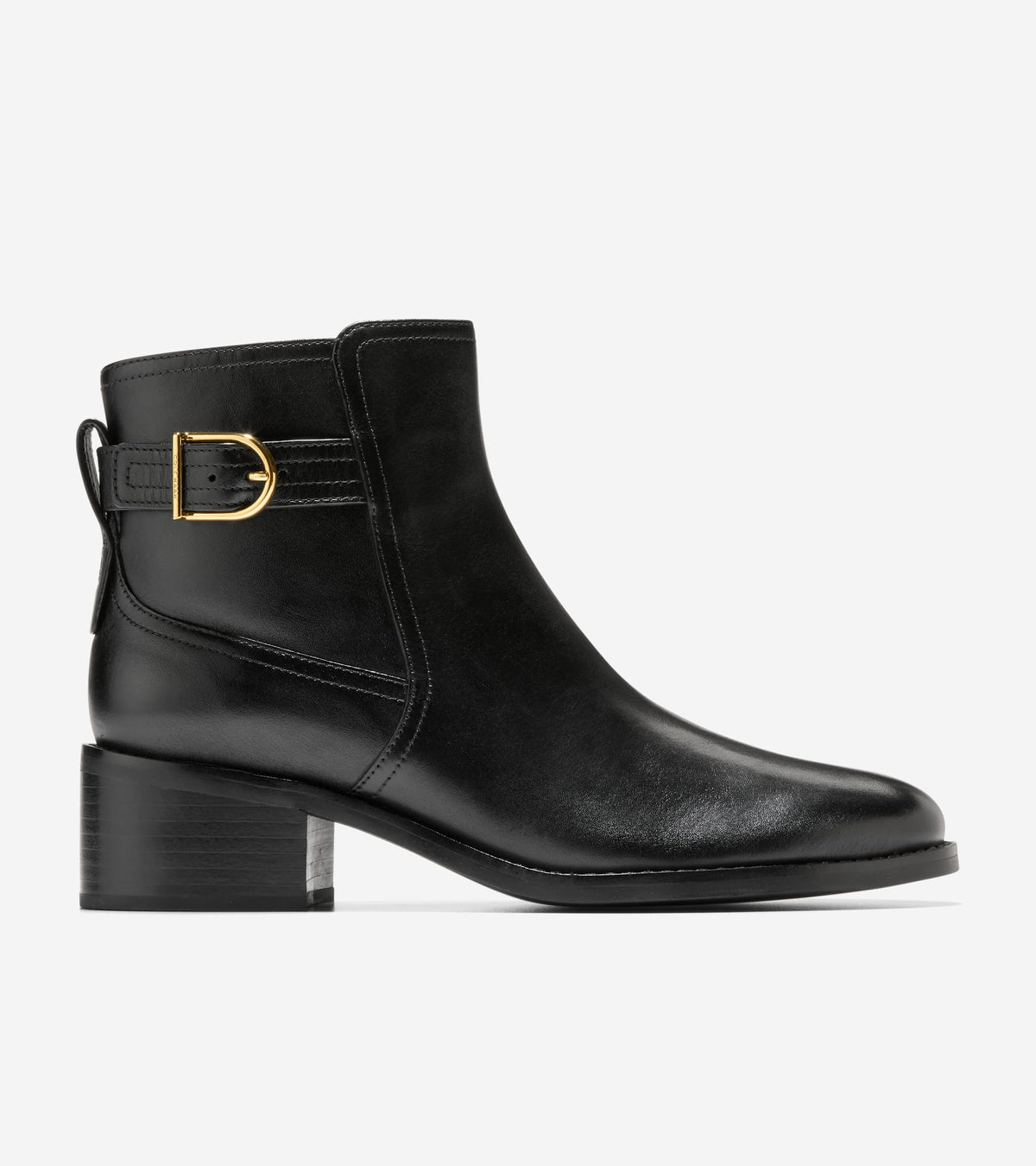 Women's Haddie Buckle Booties-Black