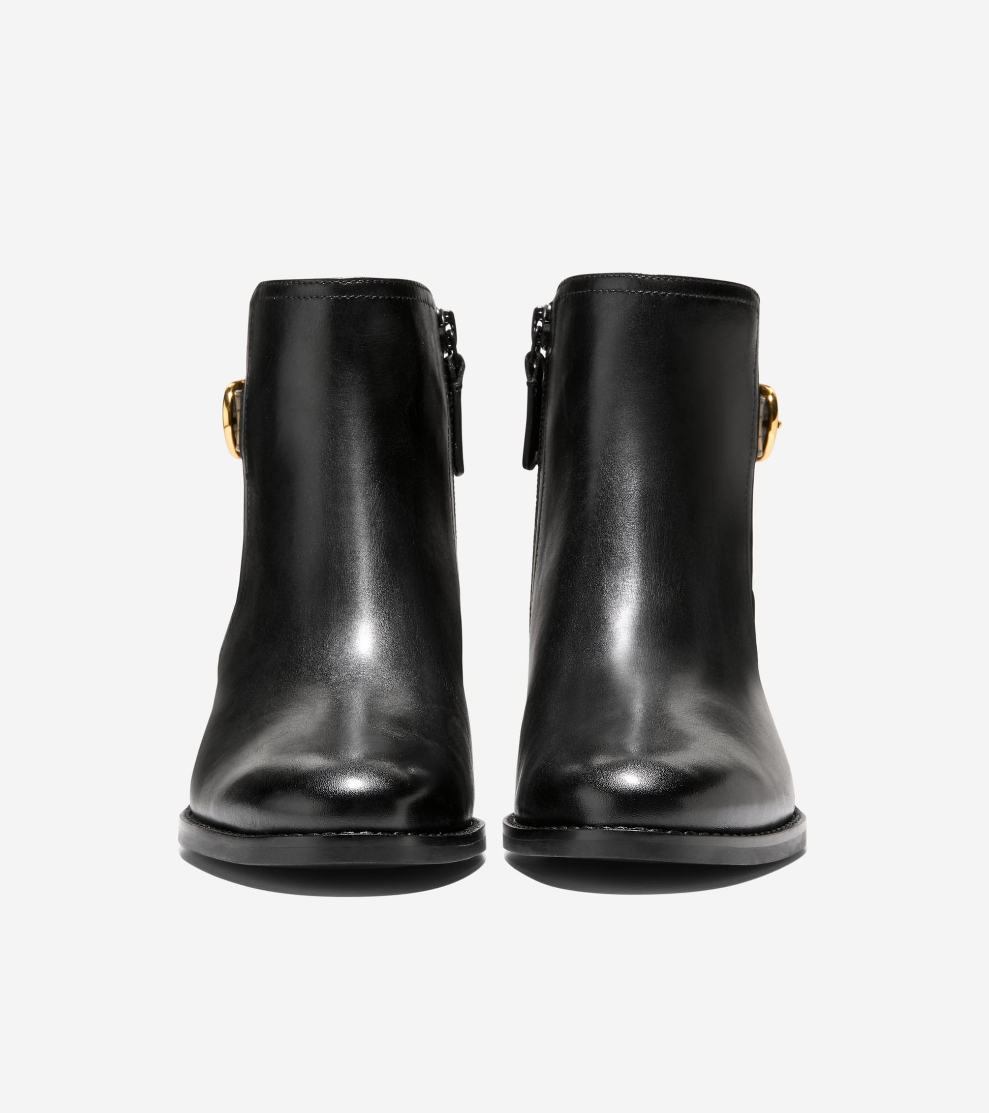 Women's Haddie Buckle Booties-Black