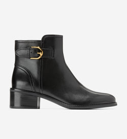 Women's Hanover Buckle Boots-Black