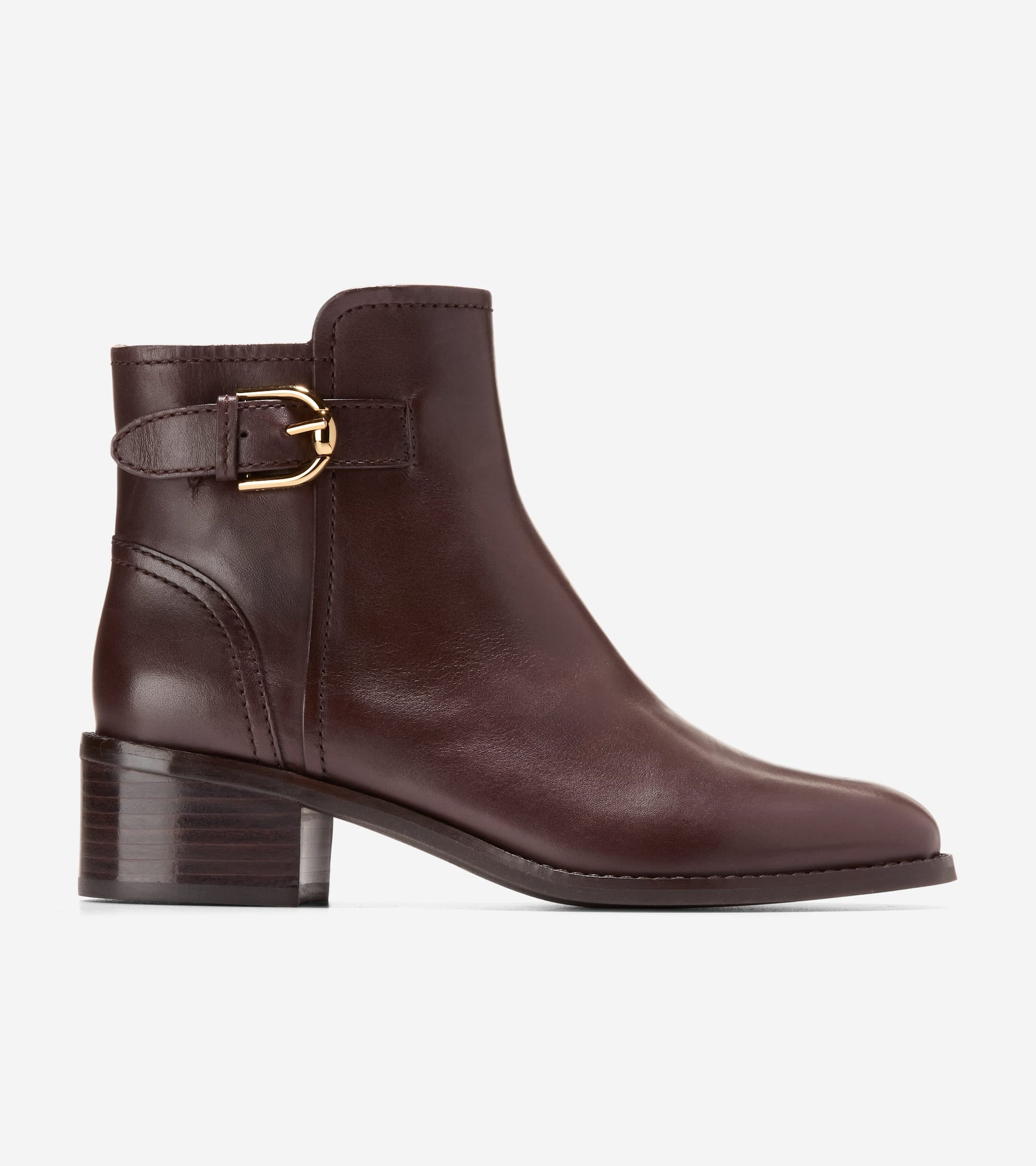 Women's Hanover Buckle Boots-Madeira Brown
