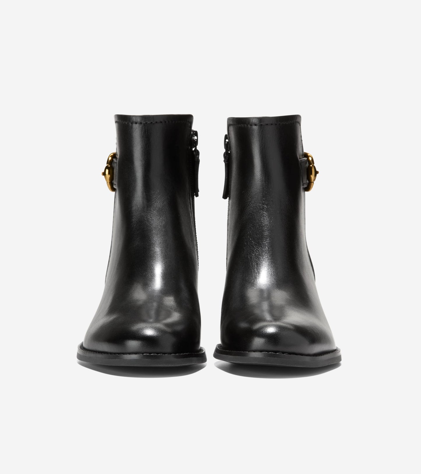 Women's Hanover Buckle Boots-Black