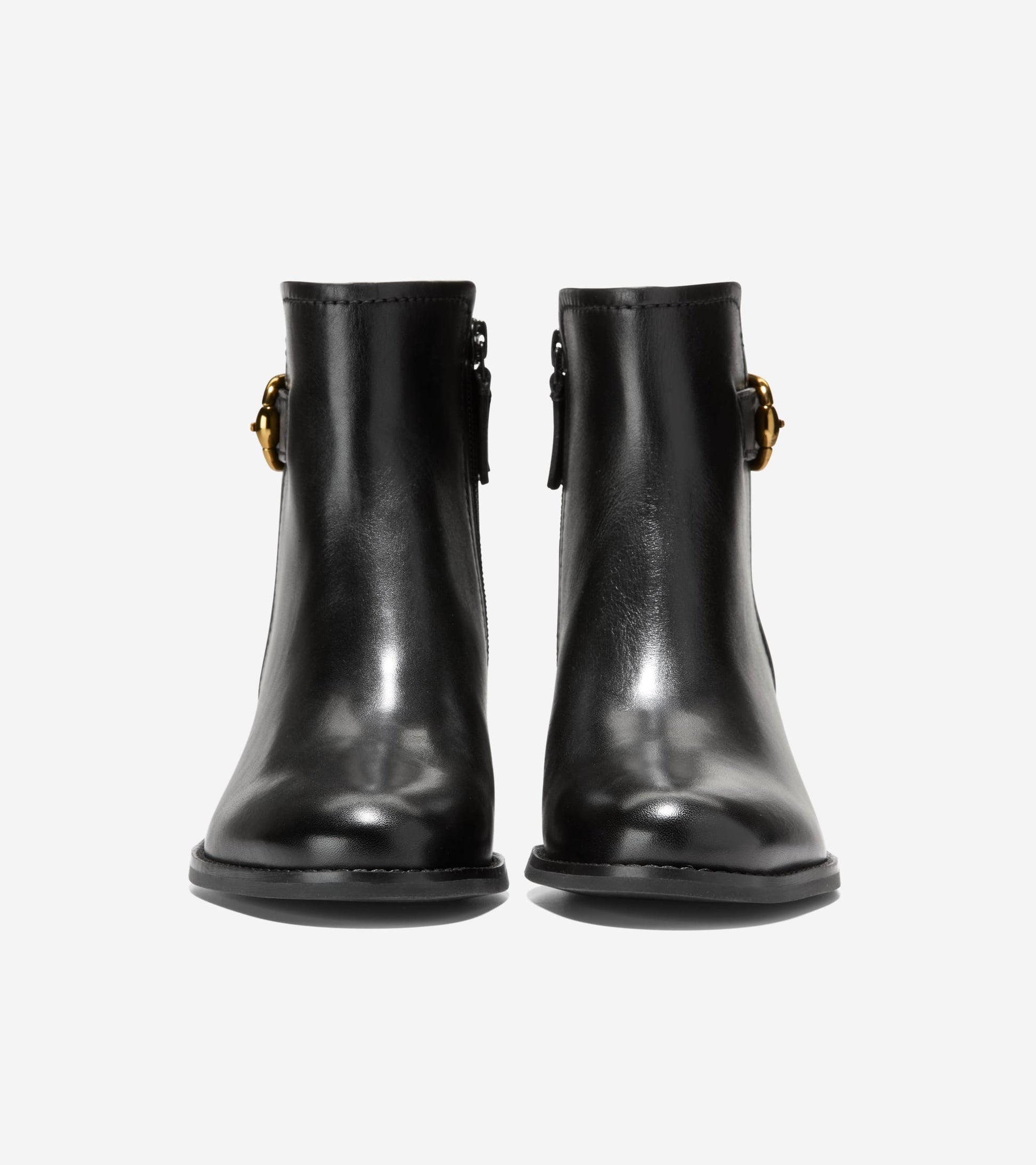 Women's Hanover Buckle Boots-Black