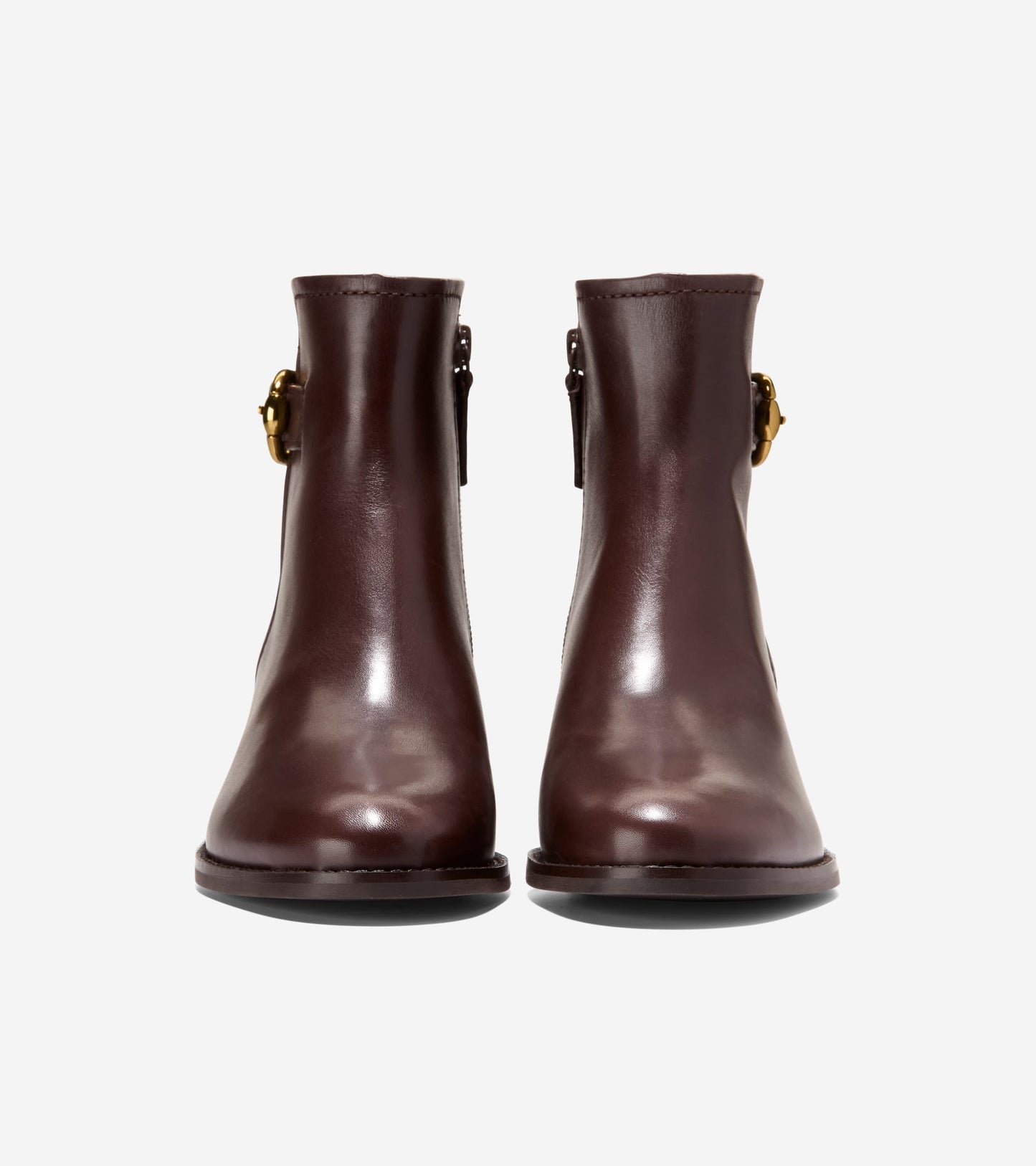 Women's Hanover Buckle Boots-Madeira Brown