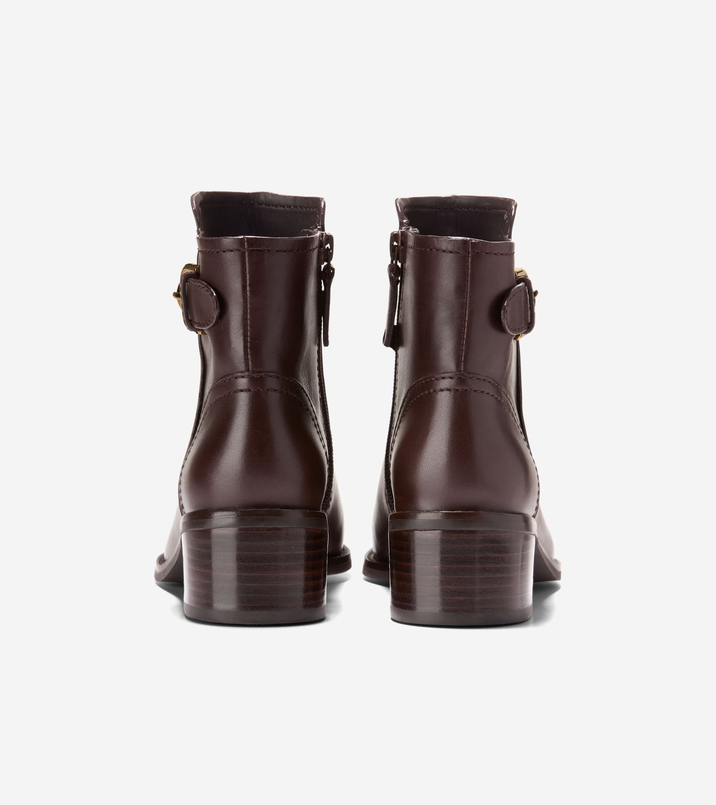 Women's Hanover Buckle Boots-Madeira Brown