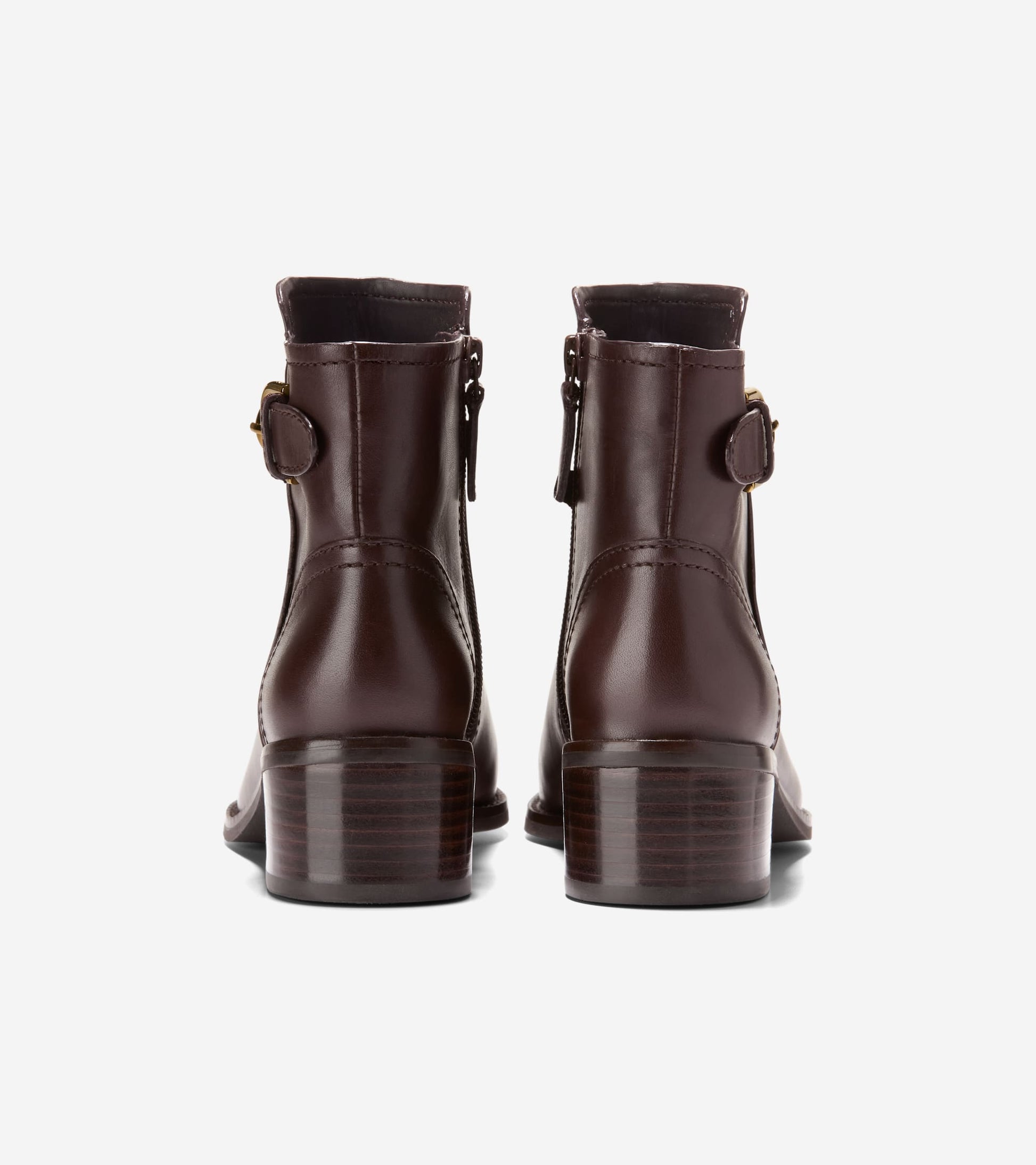 Women's Hanover Buckle Boots-Madeira Brown