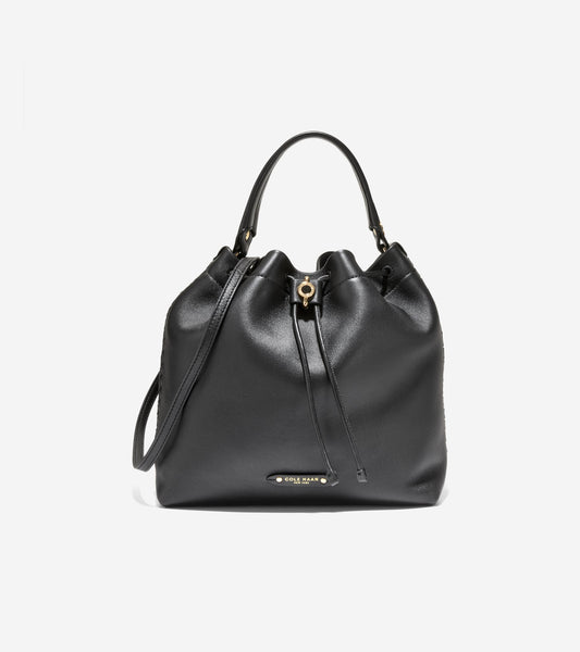 Women's Isabella Bucket Bag-Black