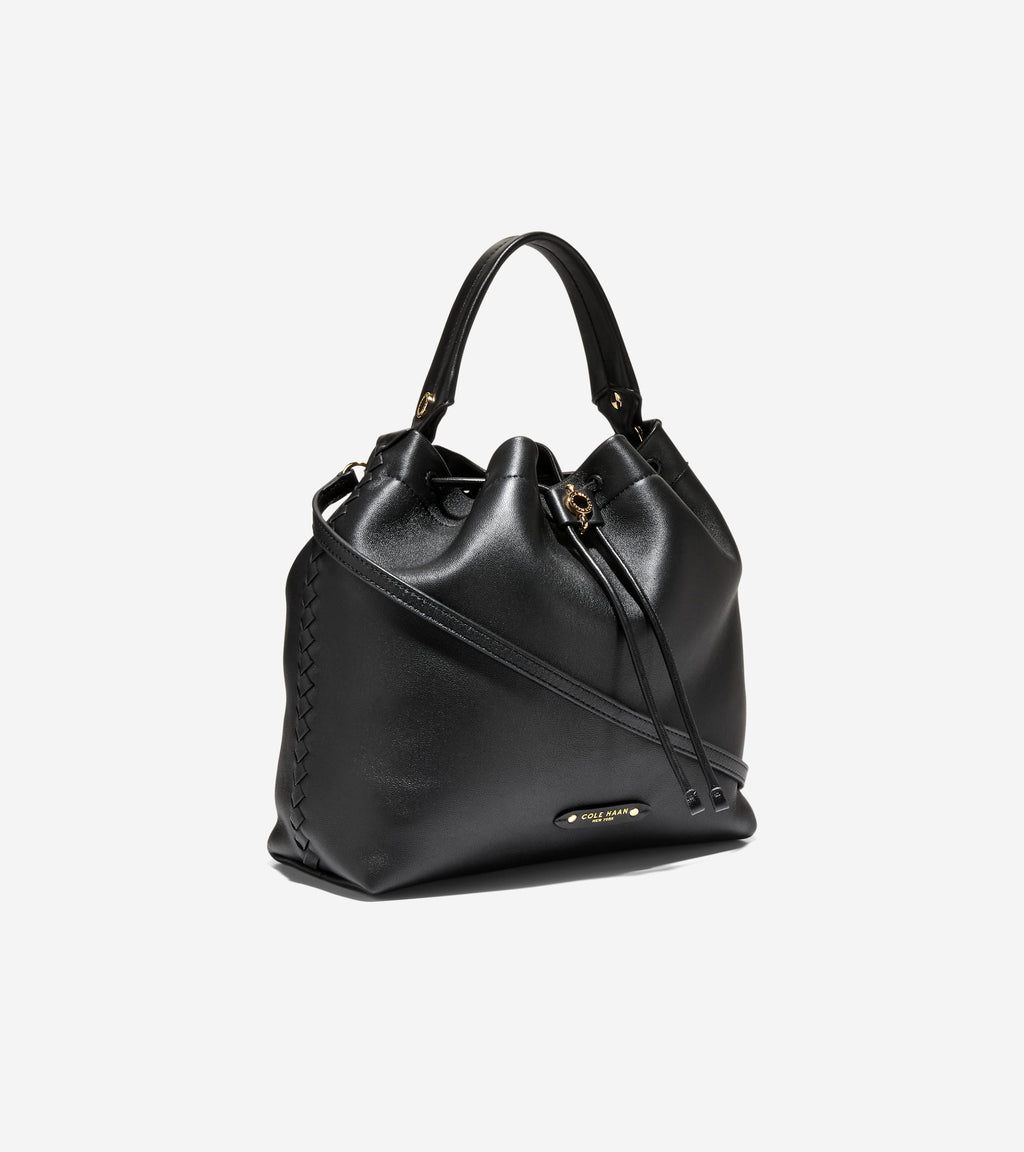 Women's Isabella Bucket Bag-Black