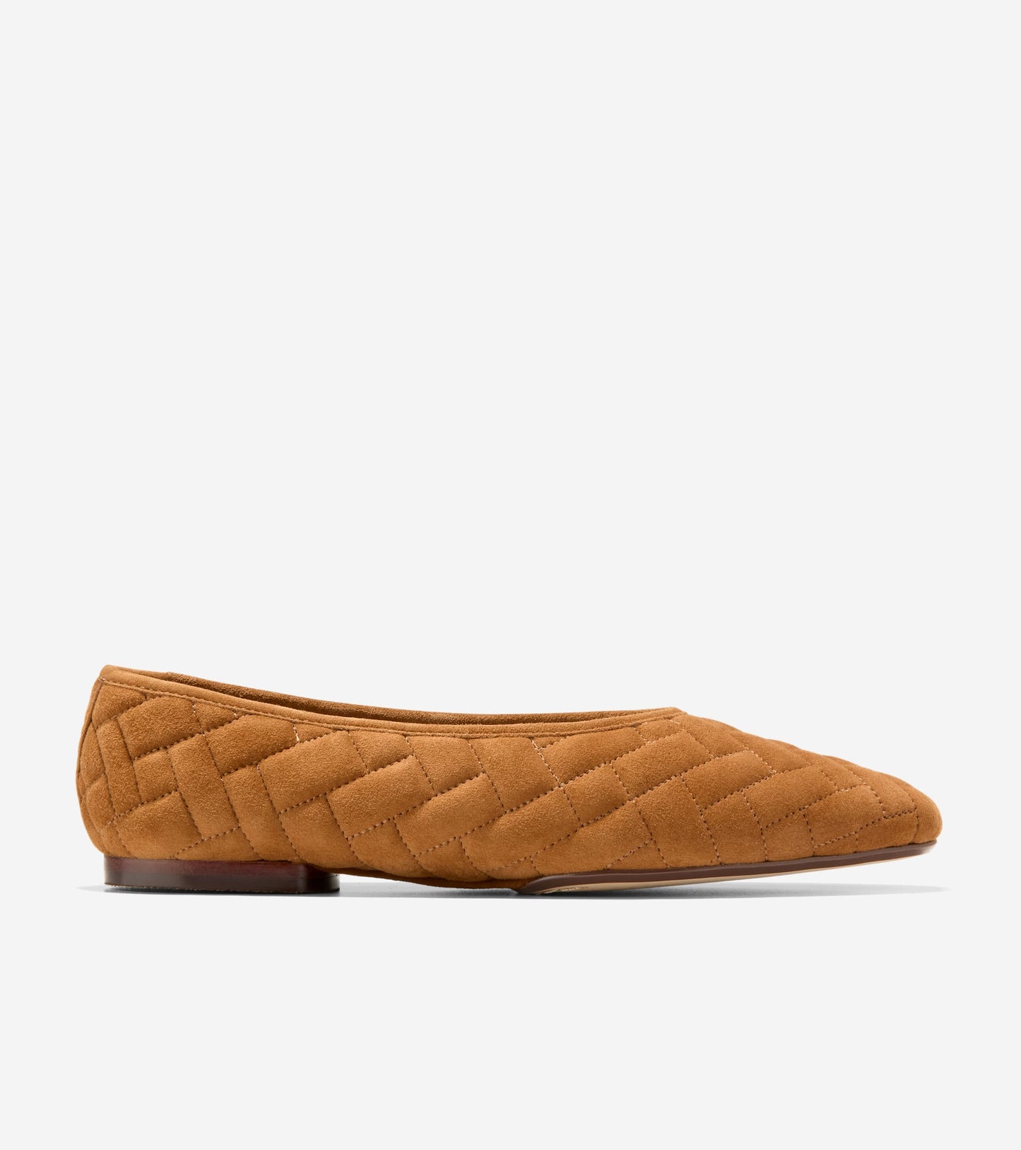 Women's Jasleen Quilted Ballet Flats-Tobacco Quilted