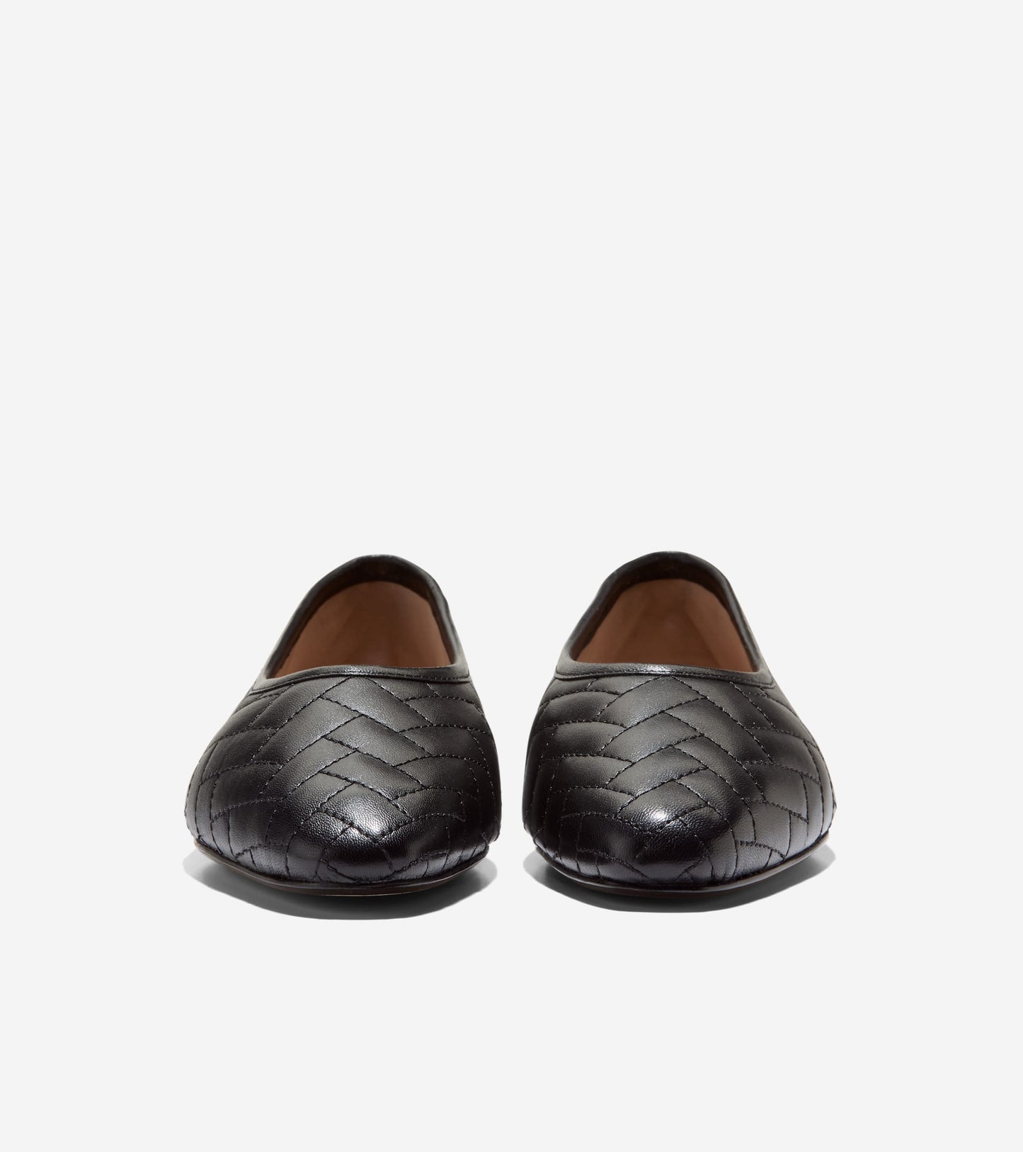 Women's Jasleen Quilted Ballet Flats-Black Quilted