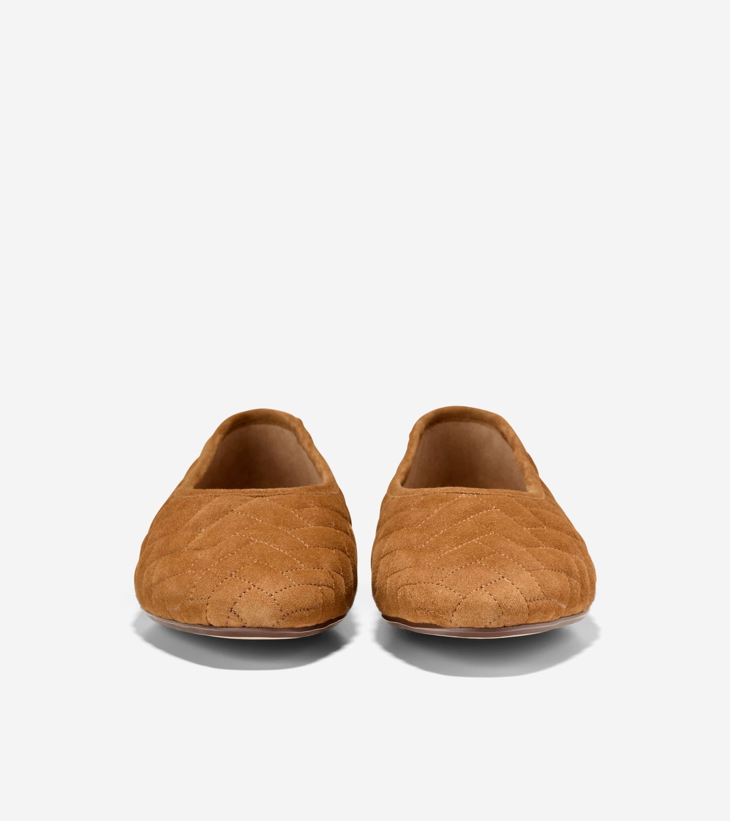 Women's Jasleen Quilted Ballet Flats-Tobacco Quilted