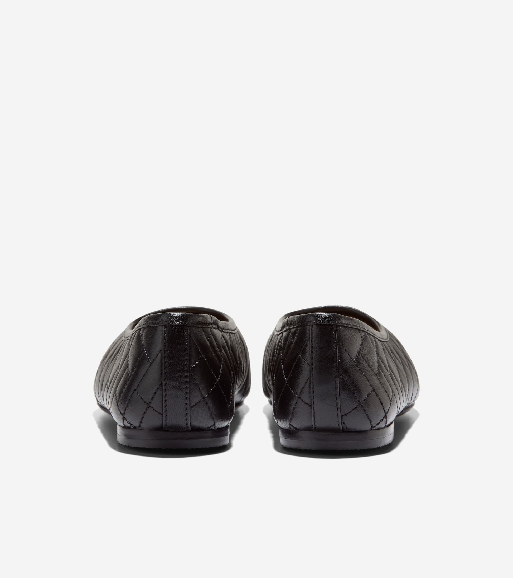 Women's Jasleen Quilted Ballet Flats-Black Quilted