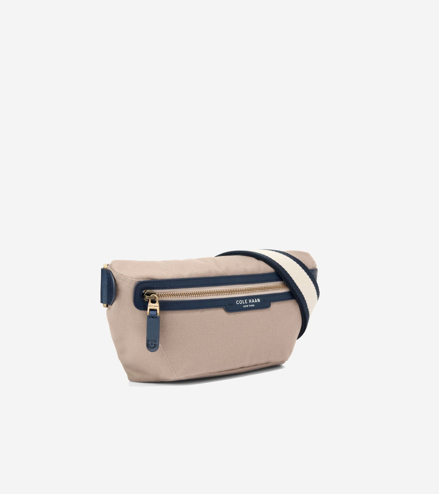 Men's Judson Brushed Twill Crossbody Bag-Oxford Tan-Angora-Navy Blazer