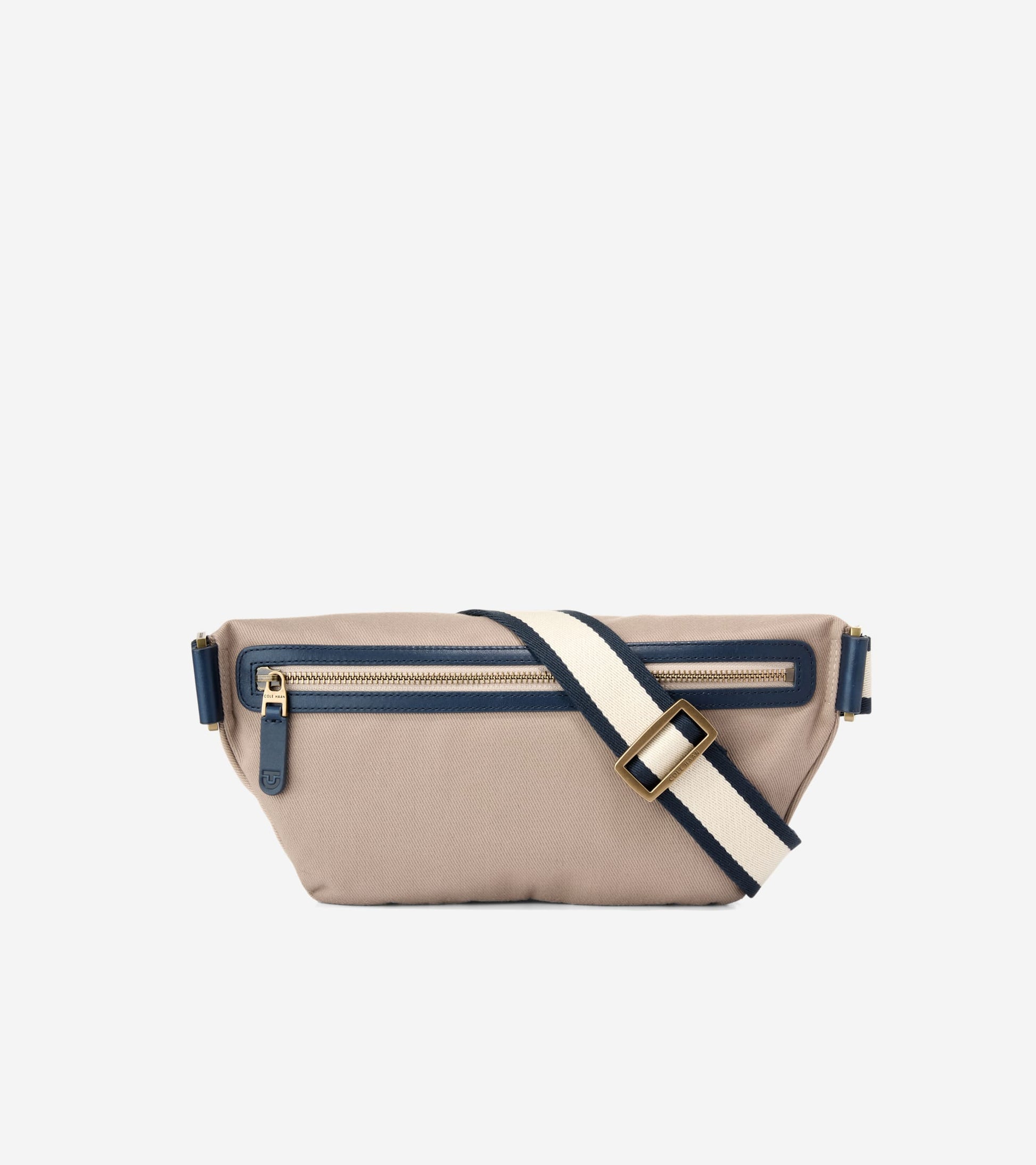 Men's Judson Brushed Twill Crossbody Bag-Oxford Tan-Angora-Navy Blazer