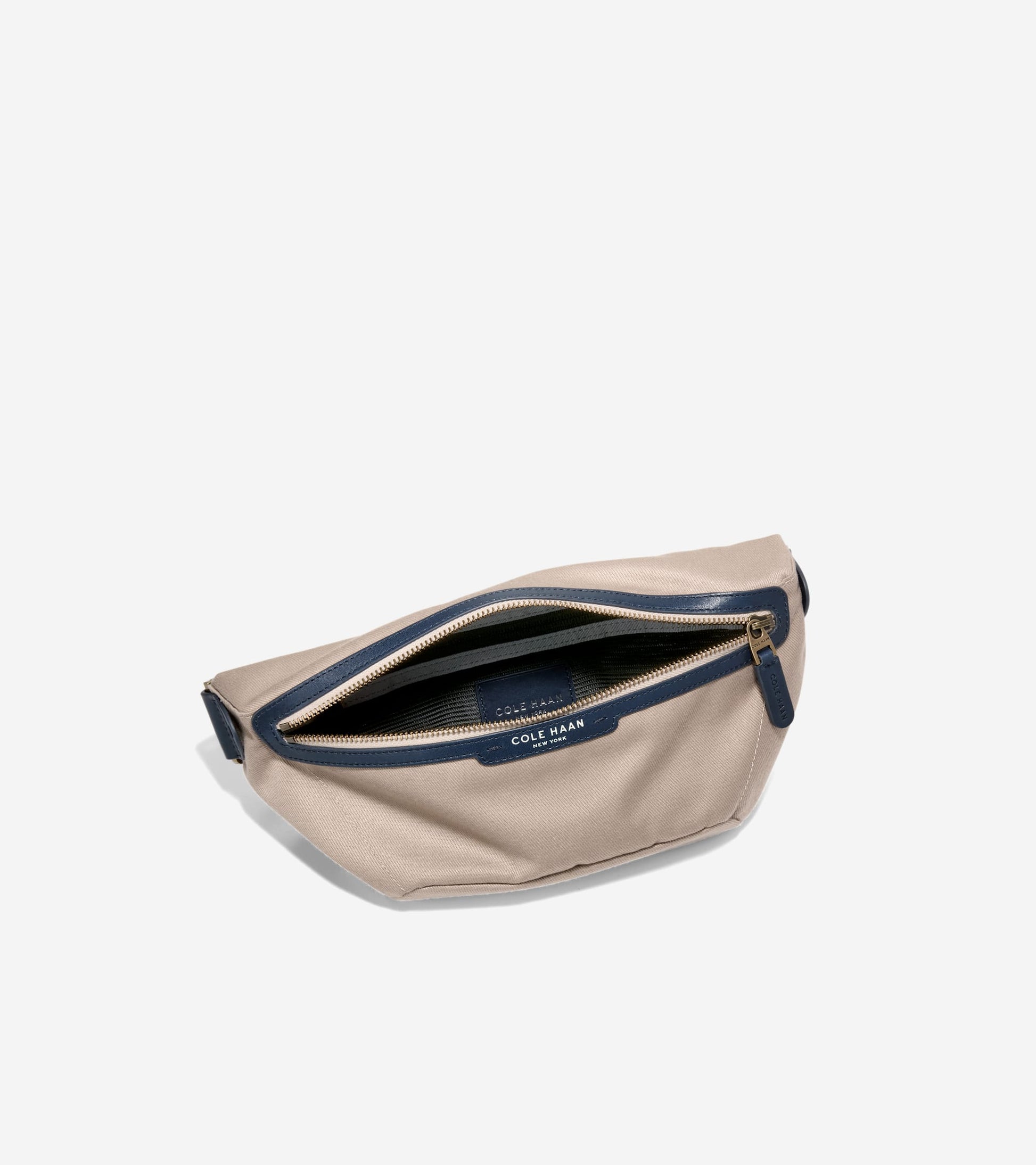 Men's Judson Brushed Twill Crossbody Bag-Oxford Tan-Angora-Navy Blazer