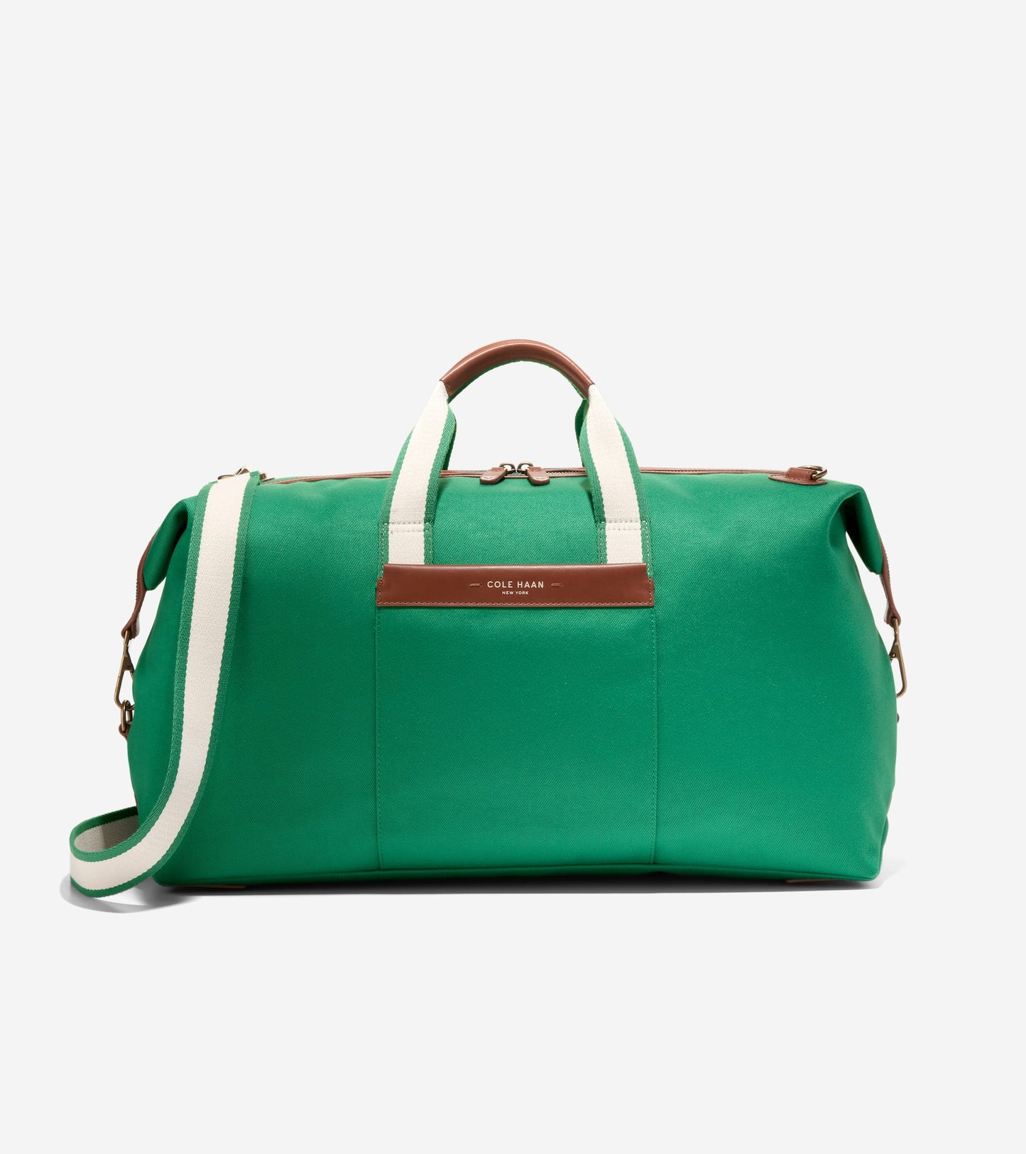 Judson Brushed Twill Duffle-Green Jacket-New British Tan