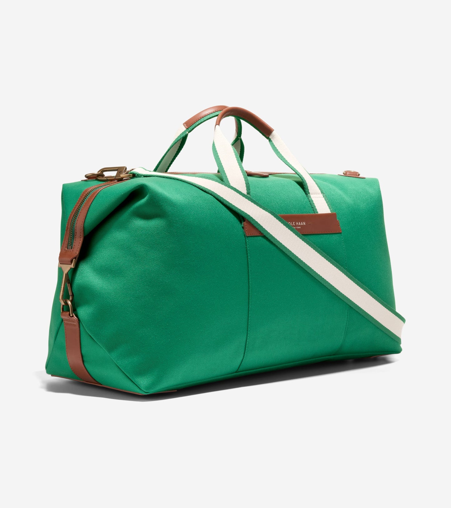 Judson Brushed Twill Duffle-Green Jacket-New British Tan