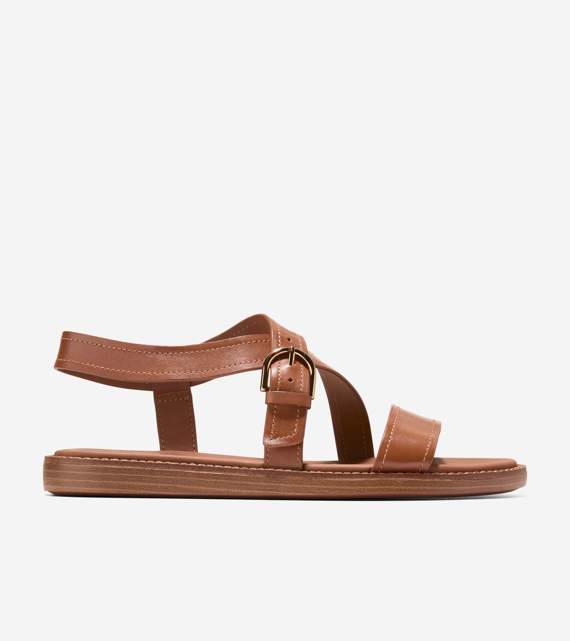Women's Kami Buckle Sandals-British Tan